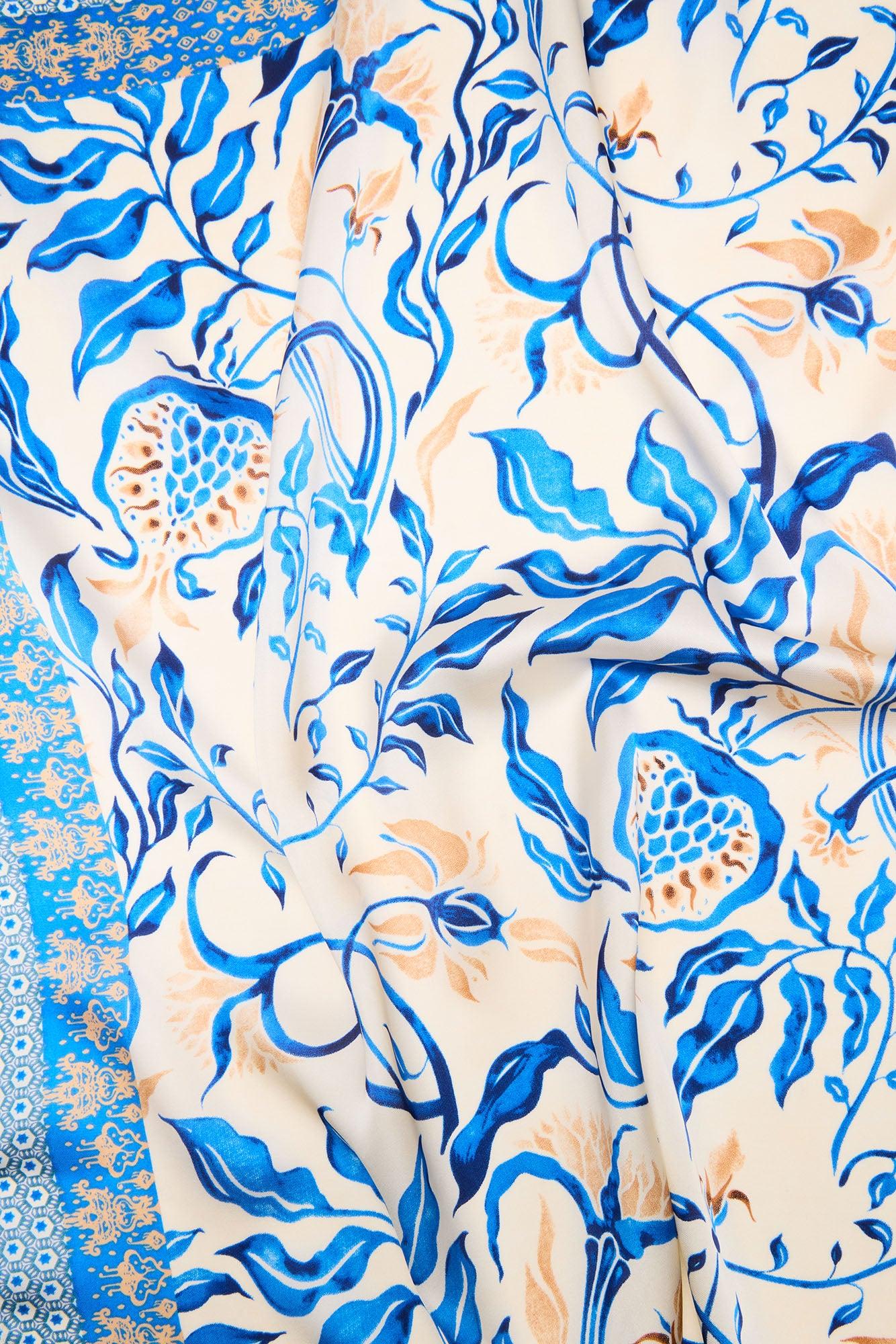 Camilla Head Scarf - Blue/combo Product Image