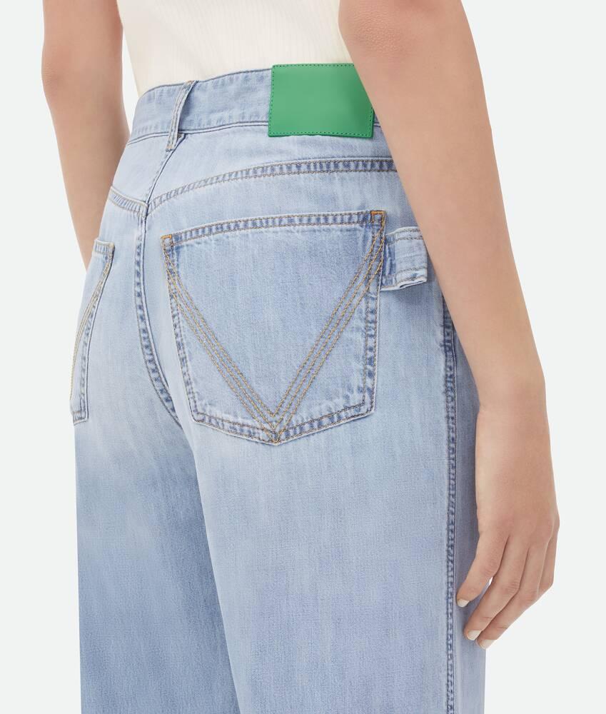 Women's Light Bleached Wide Leg Denim in Light bleach Product Image