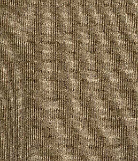 DKNY By Donna Karan Twist Crew Neck Short Sleeve Rib-Knit Top Product Image