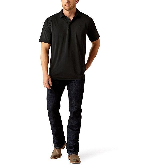 Ariat 360 Airflow Classic Fit Short Sleeve Solid Polo Shirt Product Image