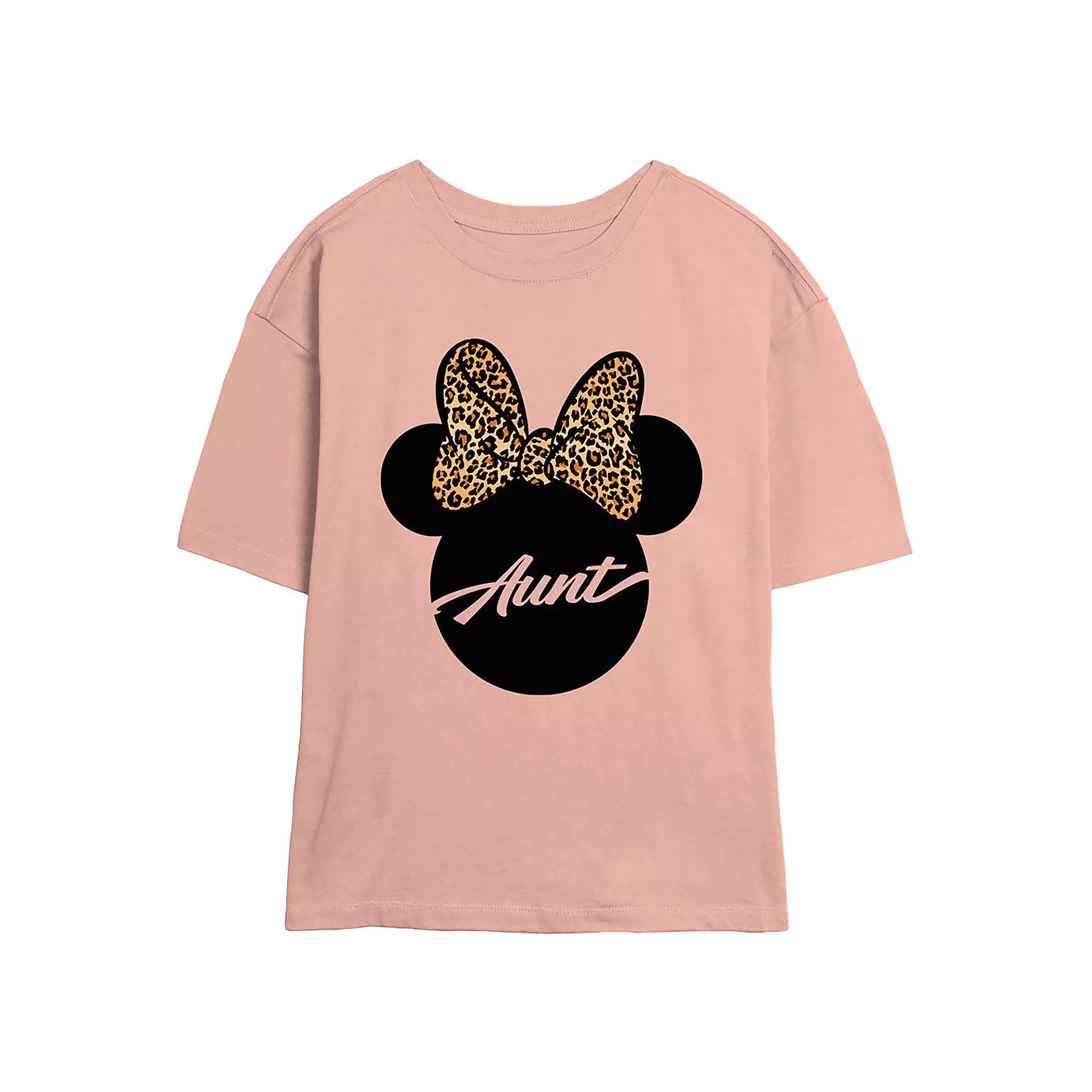 Disney's Minnie Mouse Aunt Women's Skimmer Graphic Tee, Size: XXL, Pink Product Image