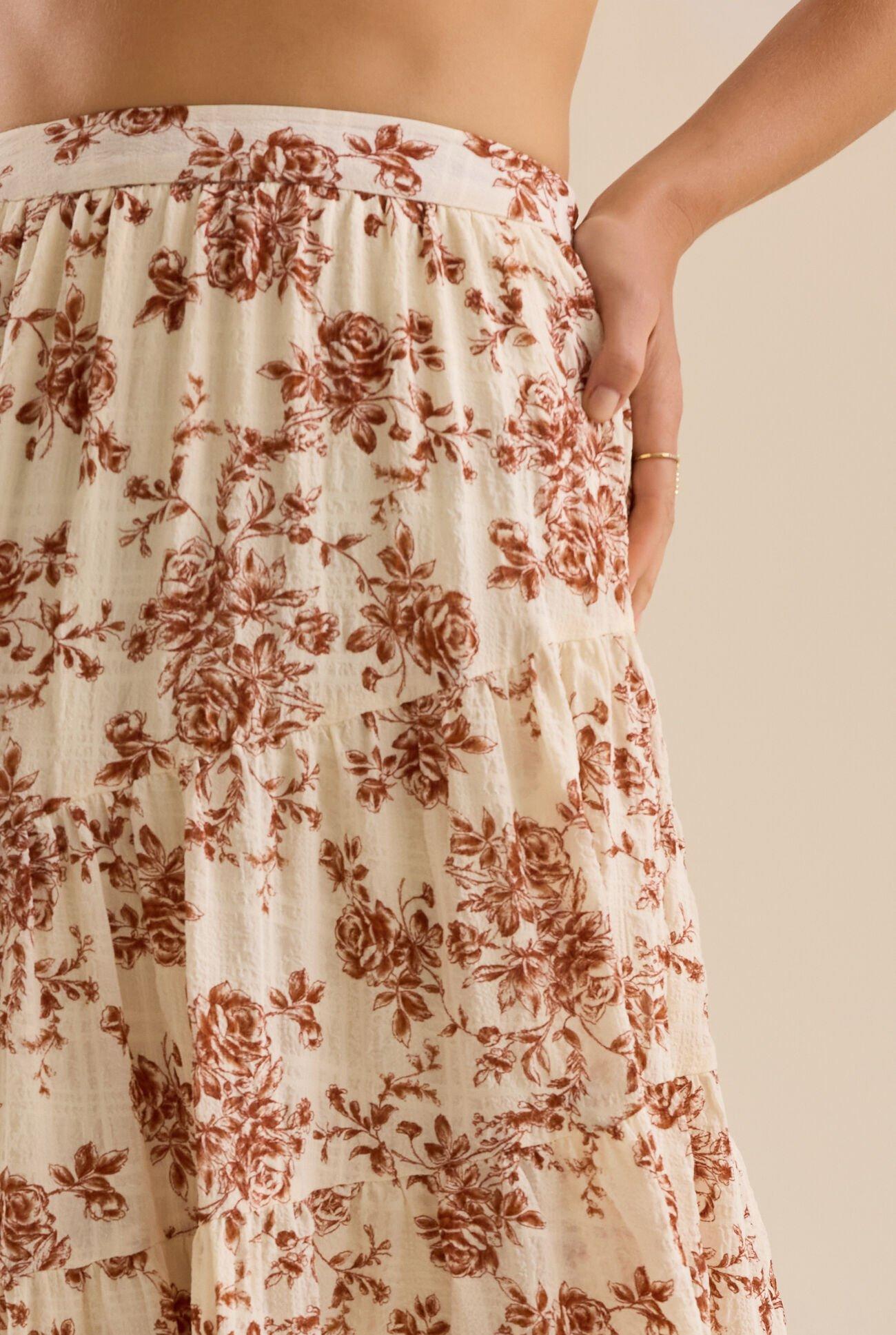 Daphne Floral Maxi Skirt Product Image