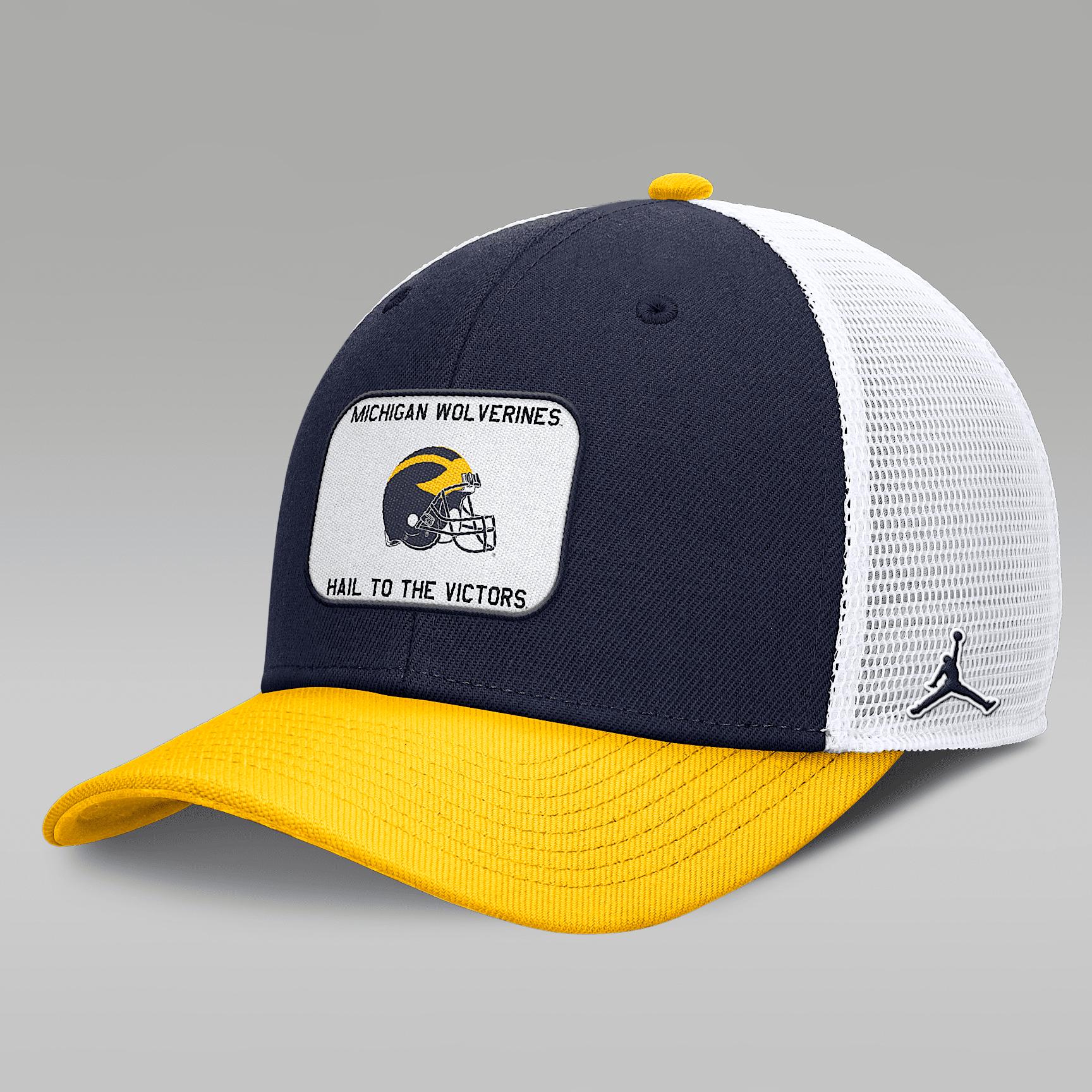 Michigan Rise Men's Jordan Brand College Trucker Adjustable Hat Product Image