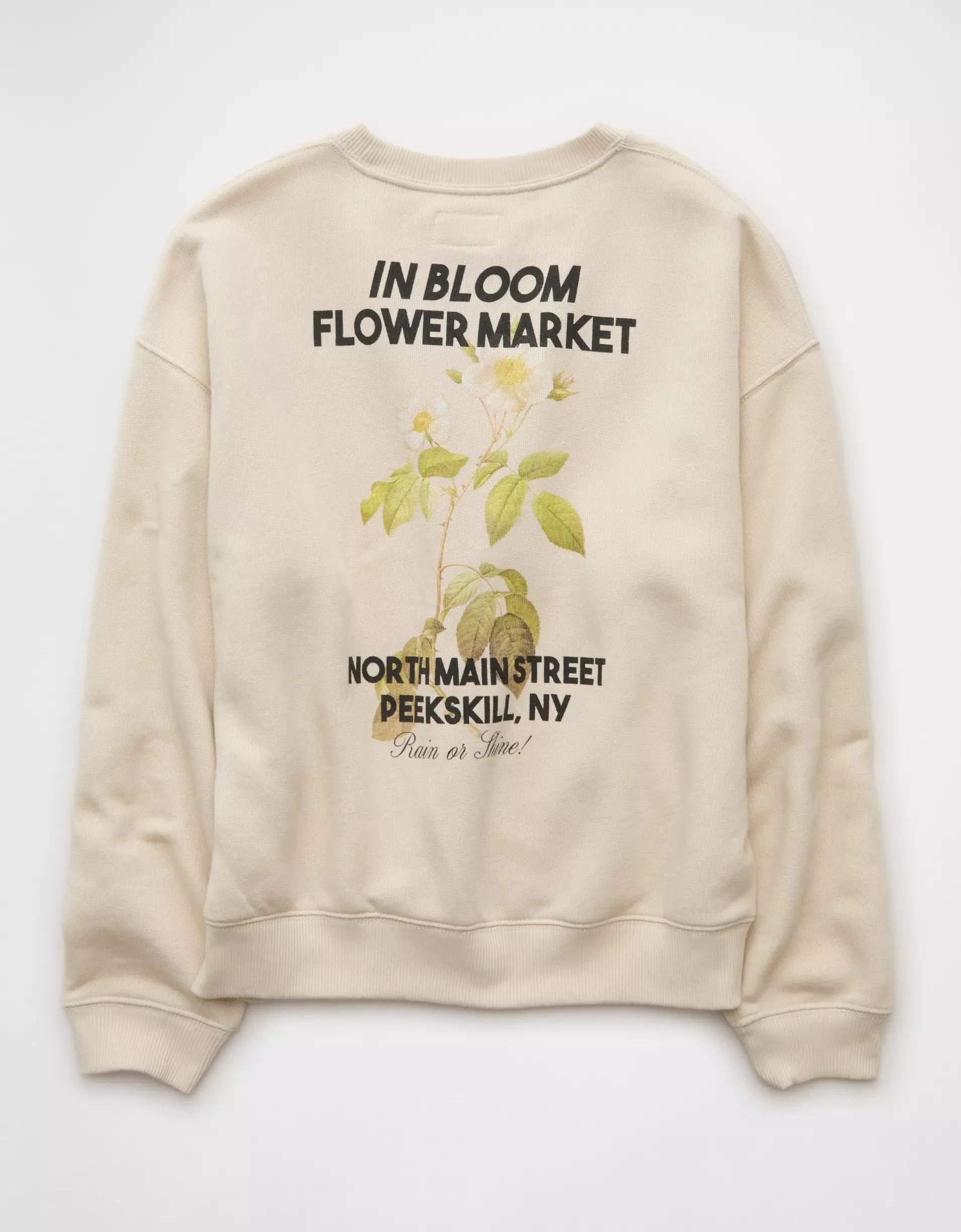 AE Relaxed Fit Destination Graphic Sweatshirt Product Image