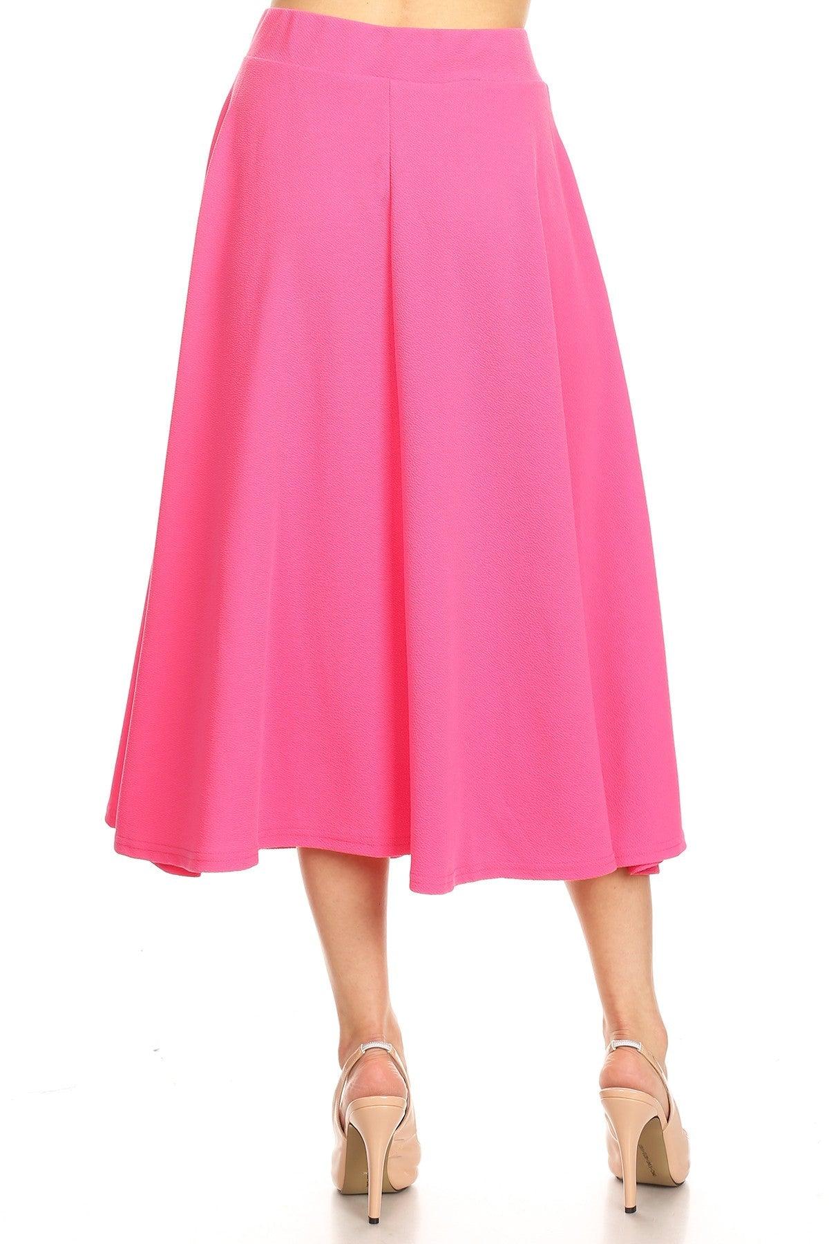 Tasmin Flare Midi Skirts Product Image