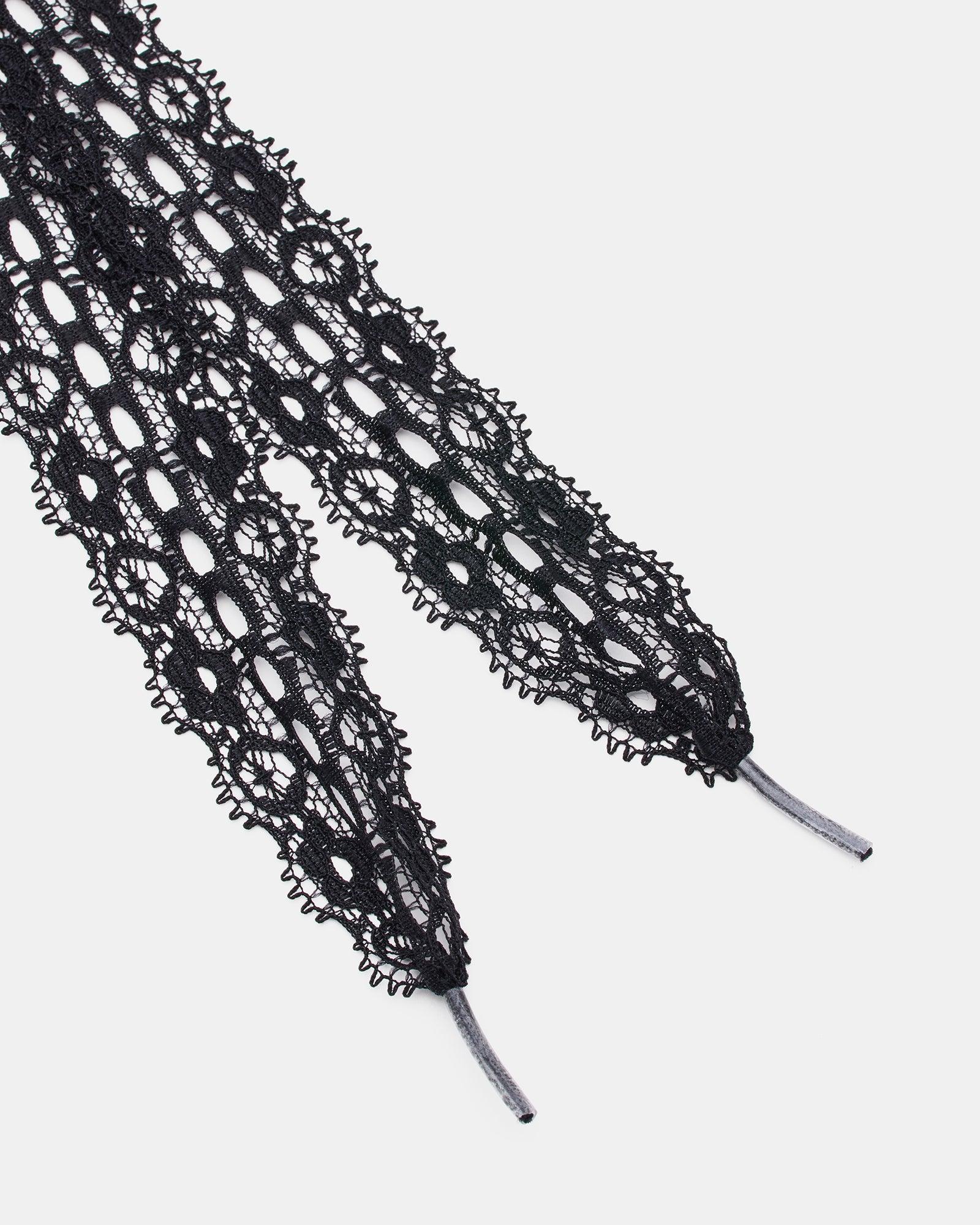 SHOE LACES AND CHARMS LACE BLACK Female Product Image