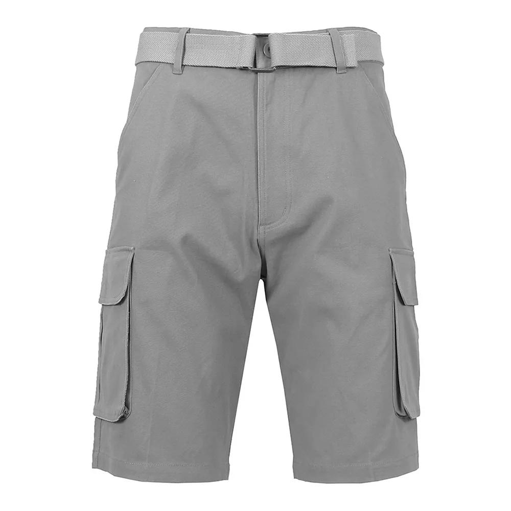 Men's Blu Rock 11.5" Slim Fit Stretch Belted Cargo Shorts,  Product Image