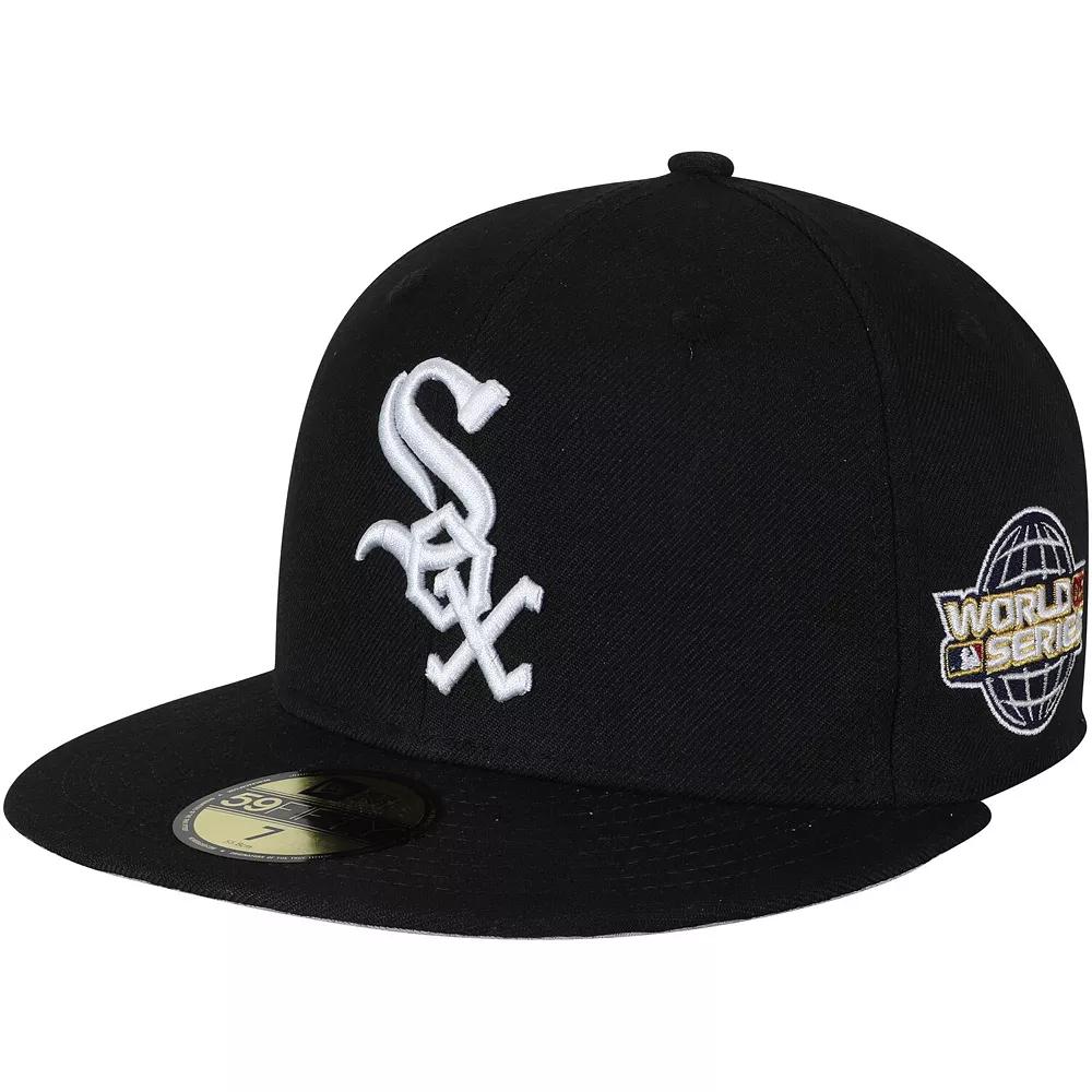 Men's New Era Black Chicago White Sox 2005 World Series Wool 59FIFTY Fitted Hat,  Product Image