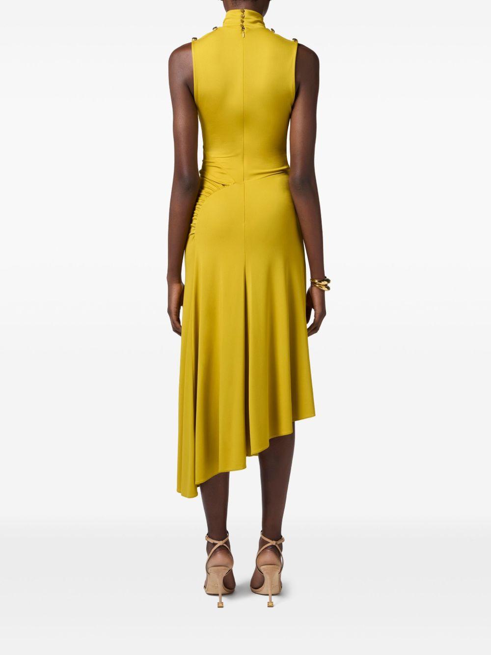 asymmetric crepe dress  Product Image