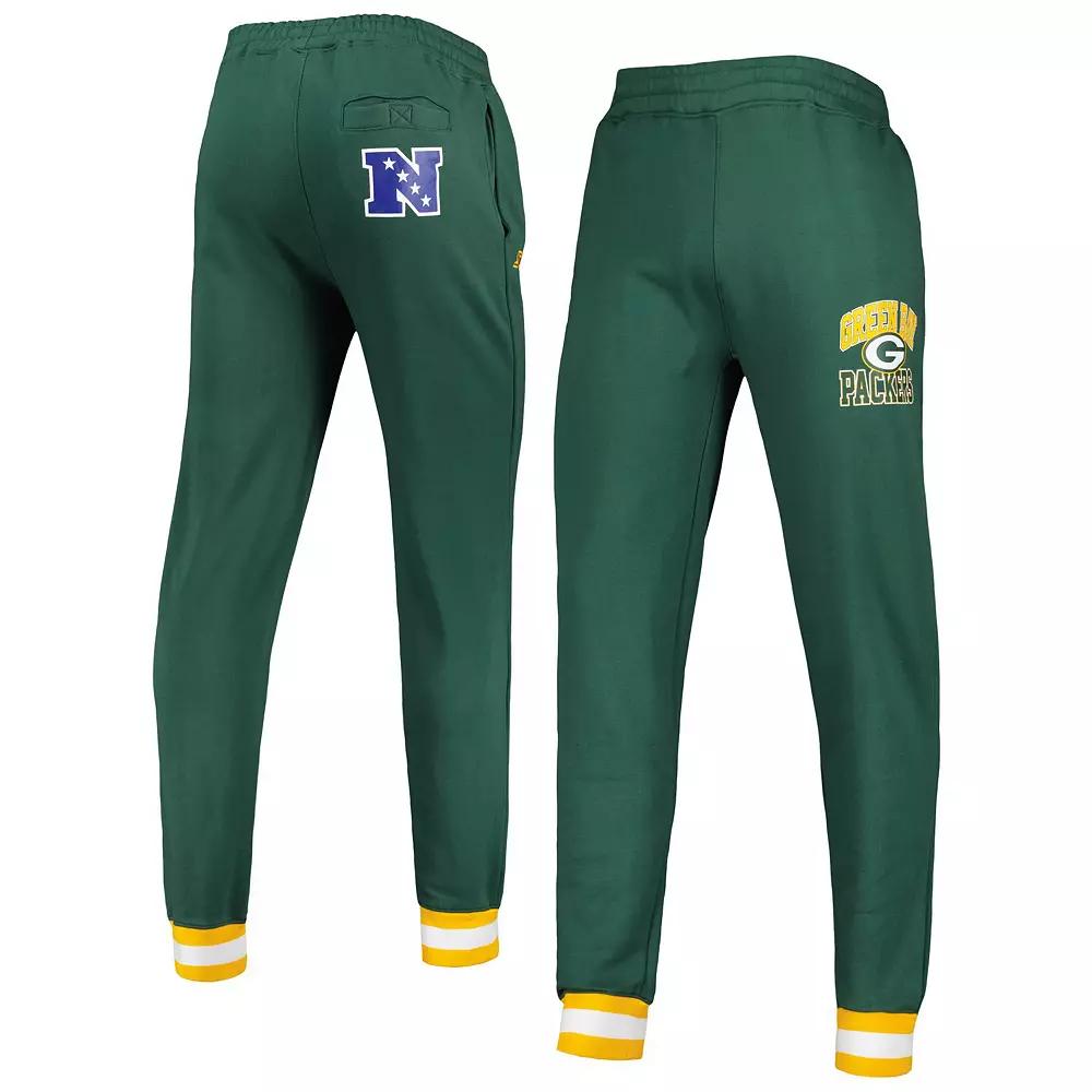 Men's Starter Green Green Bay Packers Blitz Fleece Jogger Pants, Size: Small Product Image