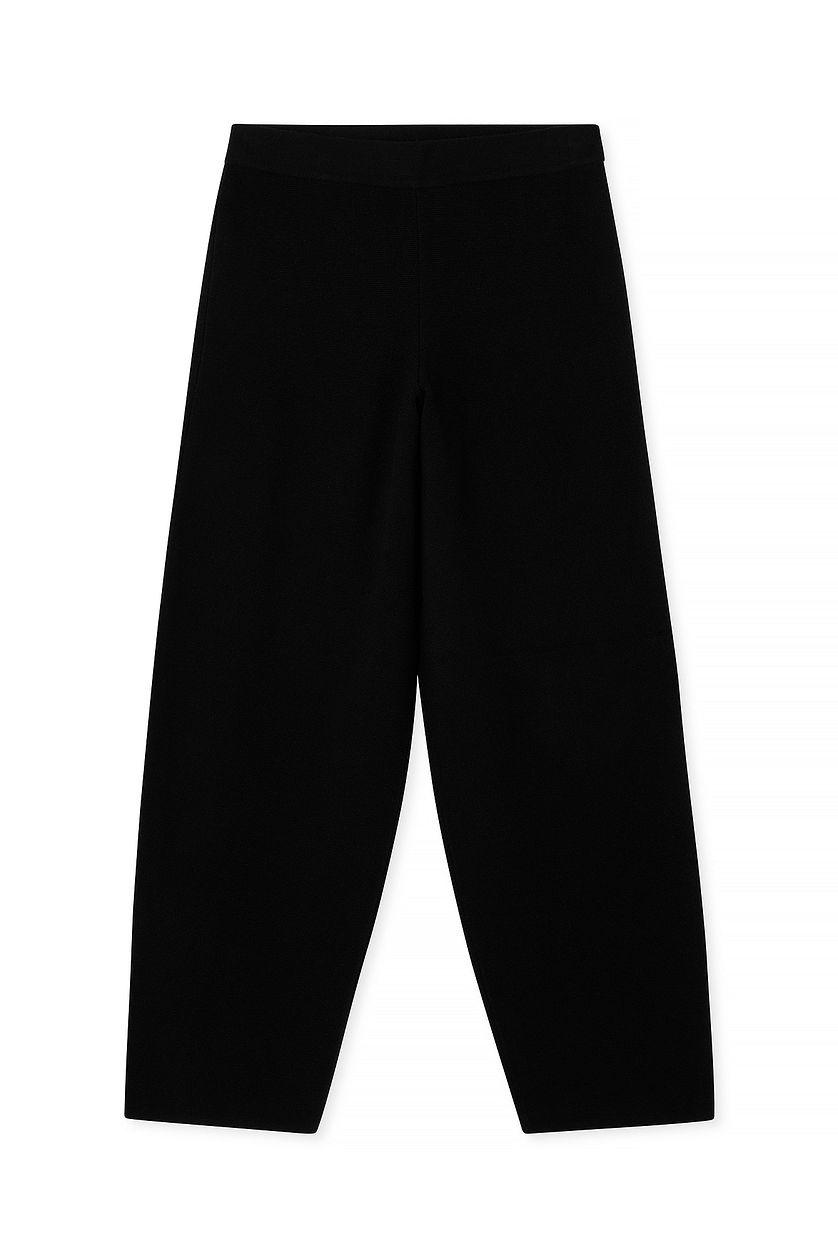 Knitted Barrel Trousers Product Image