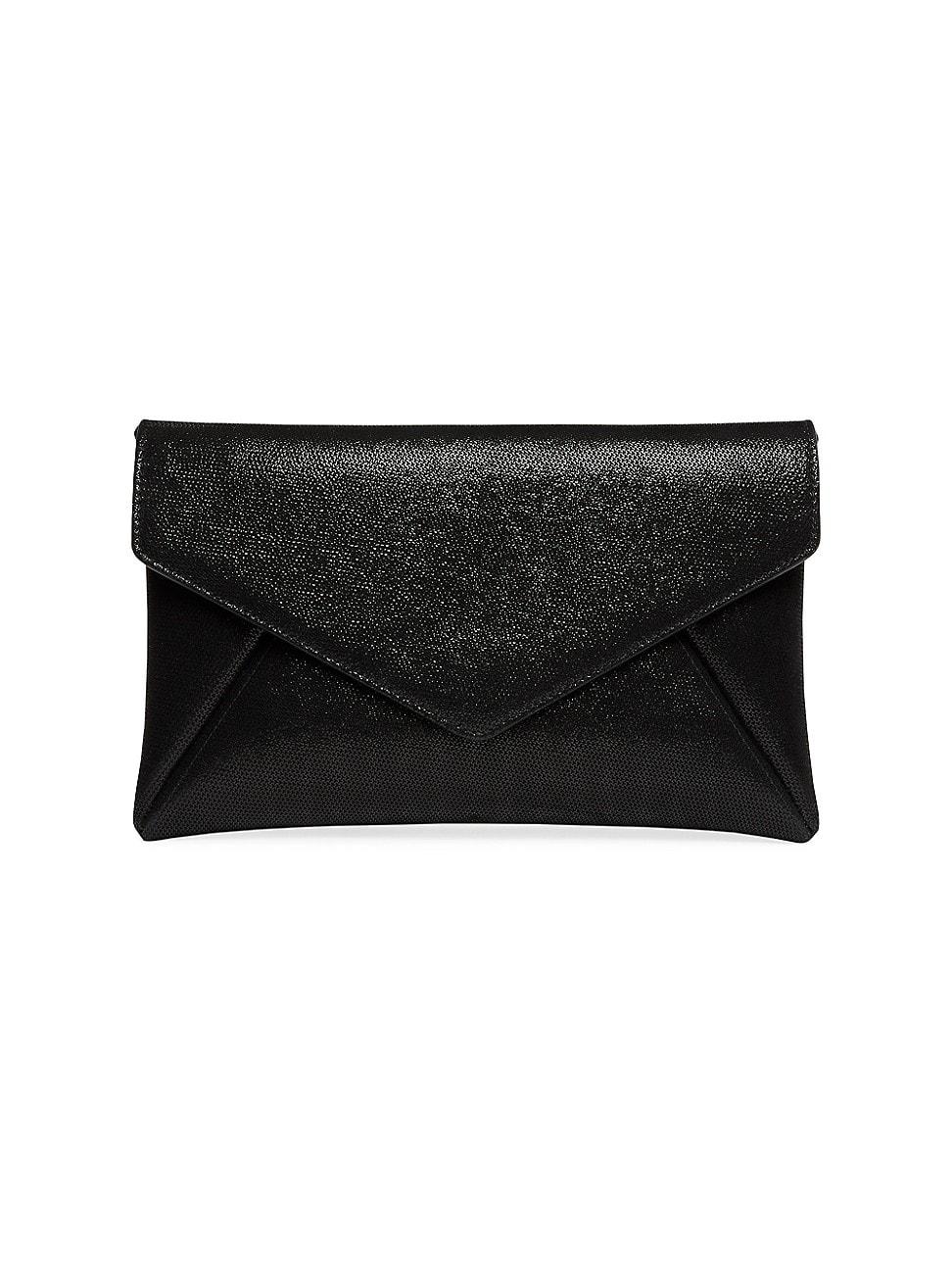 Womens Loveletter Glazed Suede Clutch Product Image