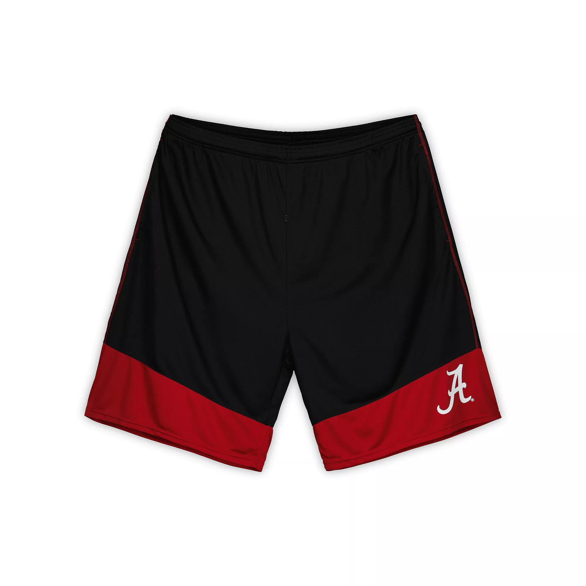 Men's Profile Black Alabama Crimson Tide Big & Tall Interlock Cuff Shorts, Size: XLT Product Image