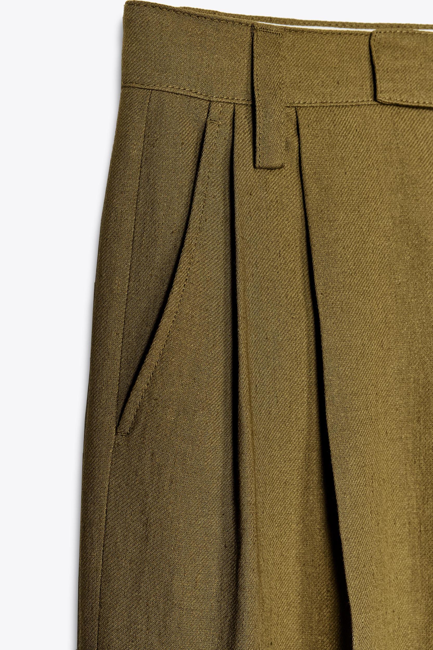 LINEN BLEND BOMBER JACKET ZW COLLECTION Product Image