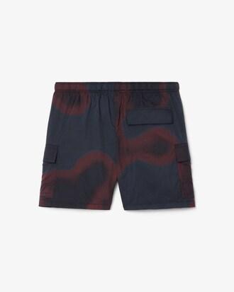 Ombré Print Nylon Cargo Shorts Product Image