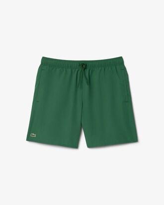 Mid Length Monochrome Swim Trunks Product Image