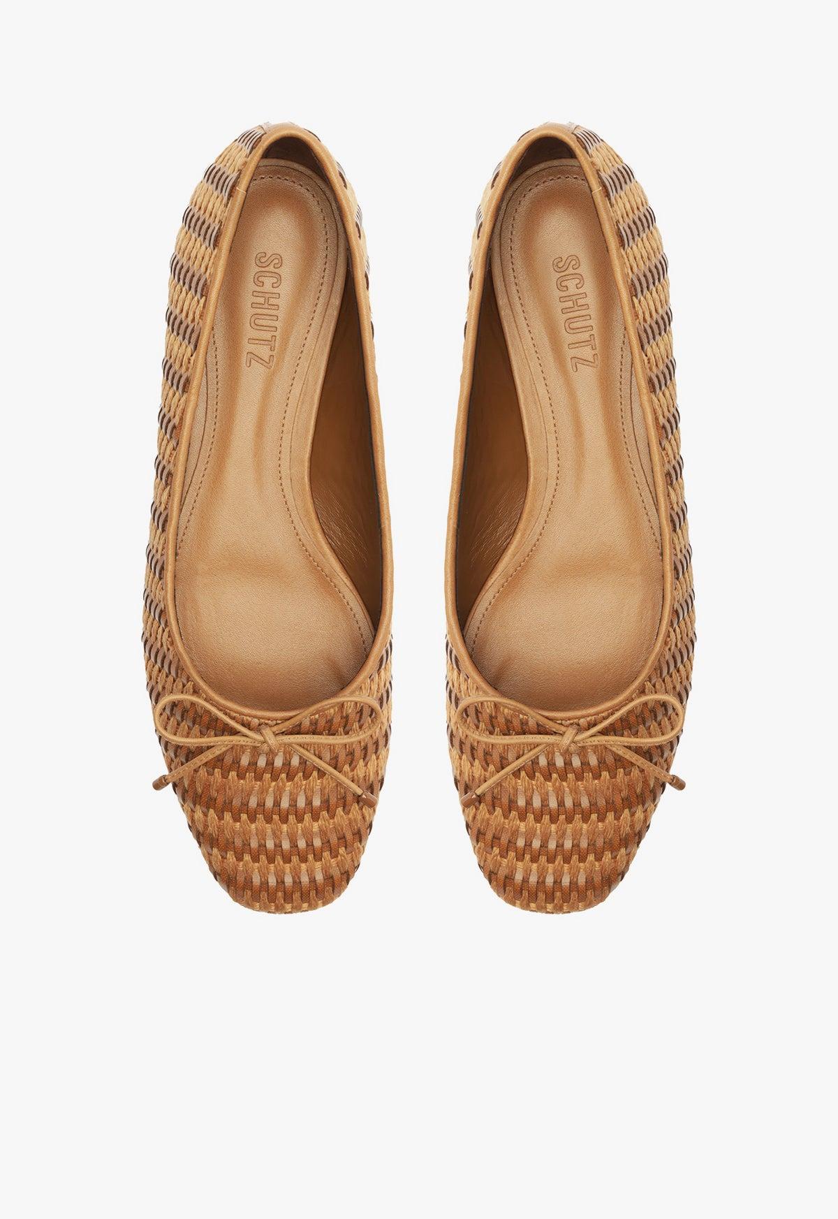 Arissa Straw Ballet Flat Product Image