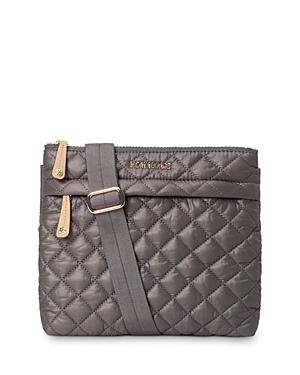 Womens Metro Flat Quilted Nylon Crossbody Bag Product Image