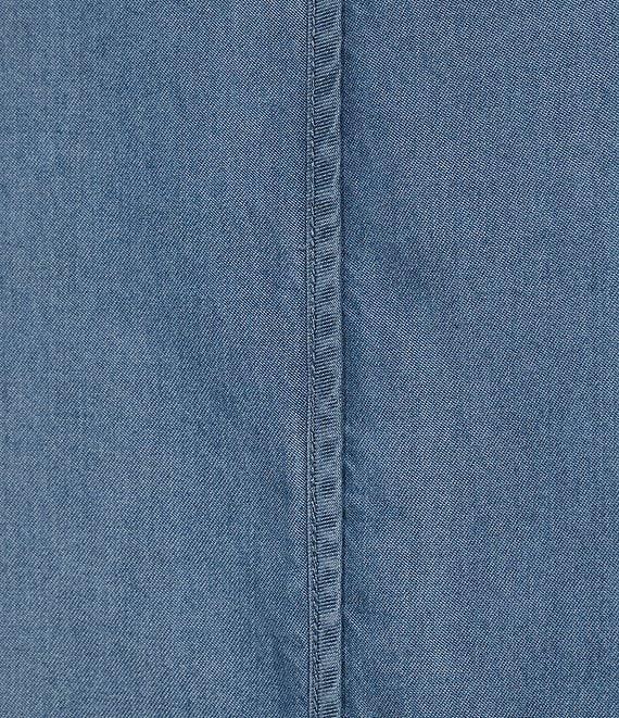 DKNY by Donna Karan Tencel V-Neck Short Sleeve Tunic Product Image