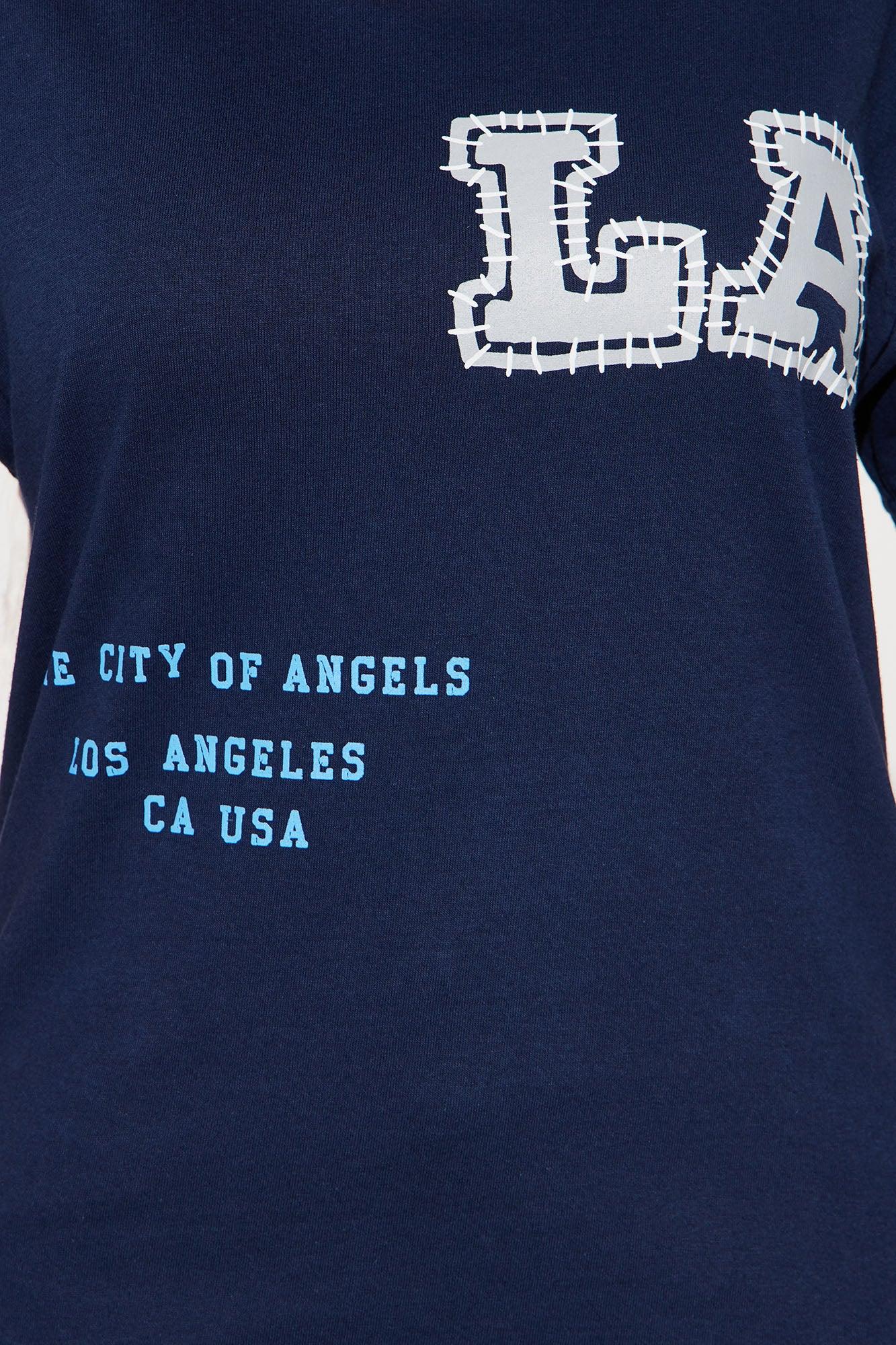 LA Stitched On Me Tee - Navy Product Image