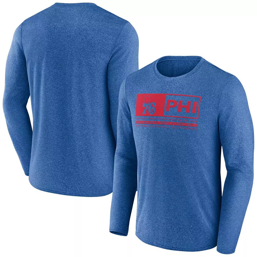 Men's Fanatics Branded Heather Red Chicago Bulls Three-Point Play T-Shirt,  Product Image