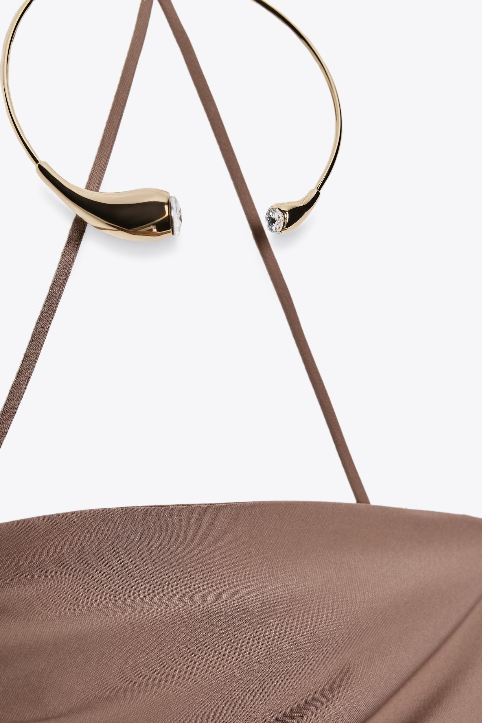 JEWEL NECKLACE MIDI DRESS Product Image