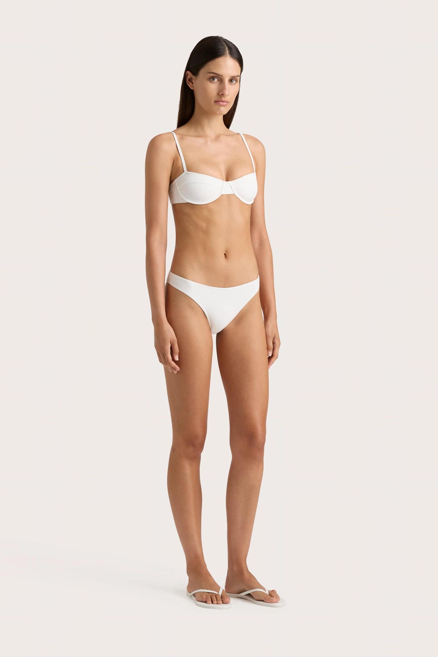 Farrah Bikini Top White - Final Sale Product Image