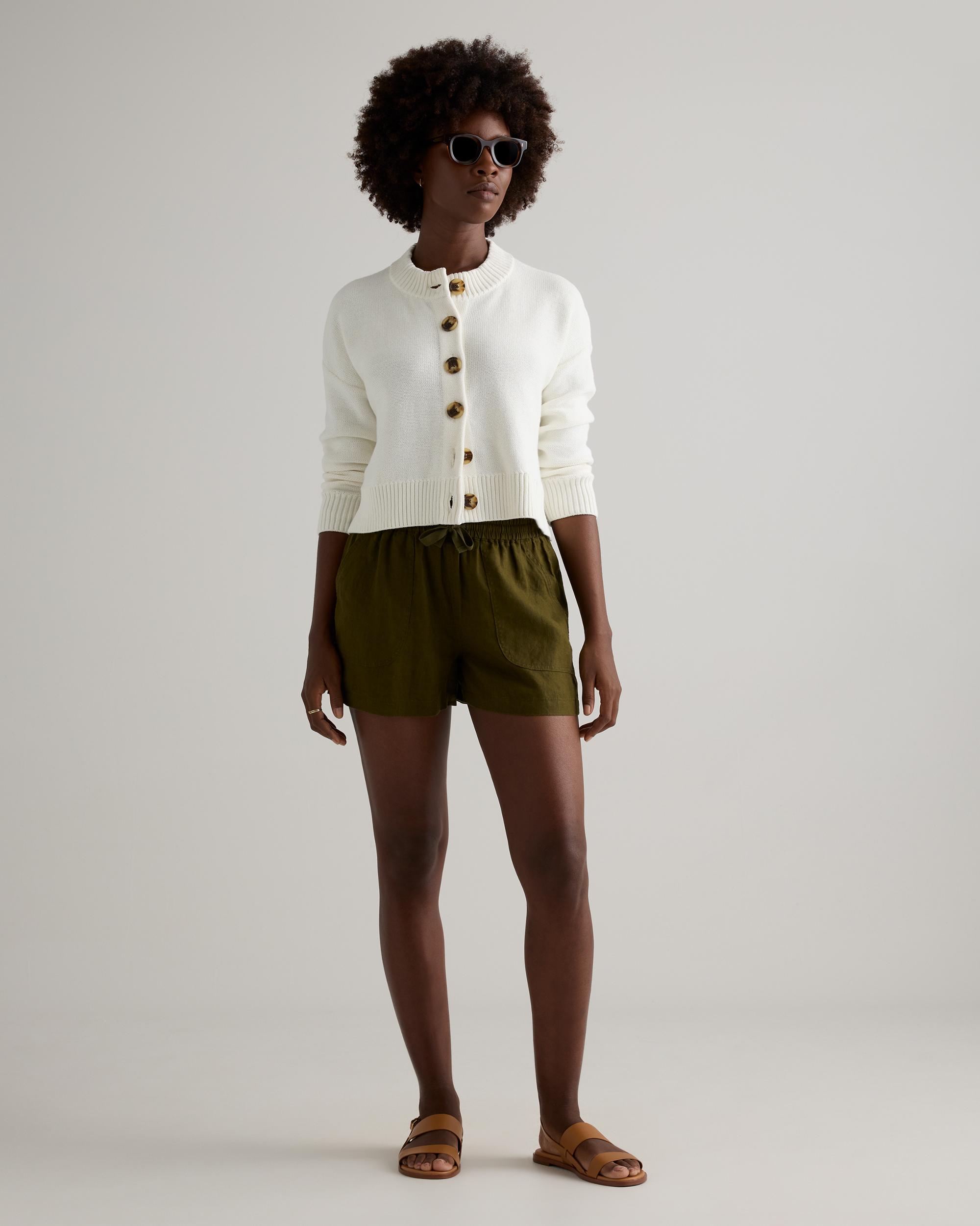 Quince | Women's 100% European Linen Shorts Product Image
