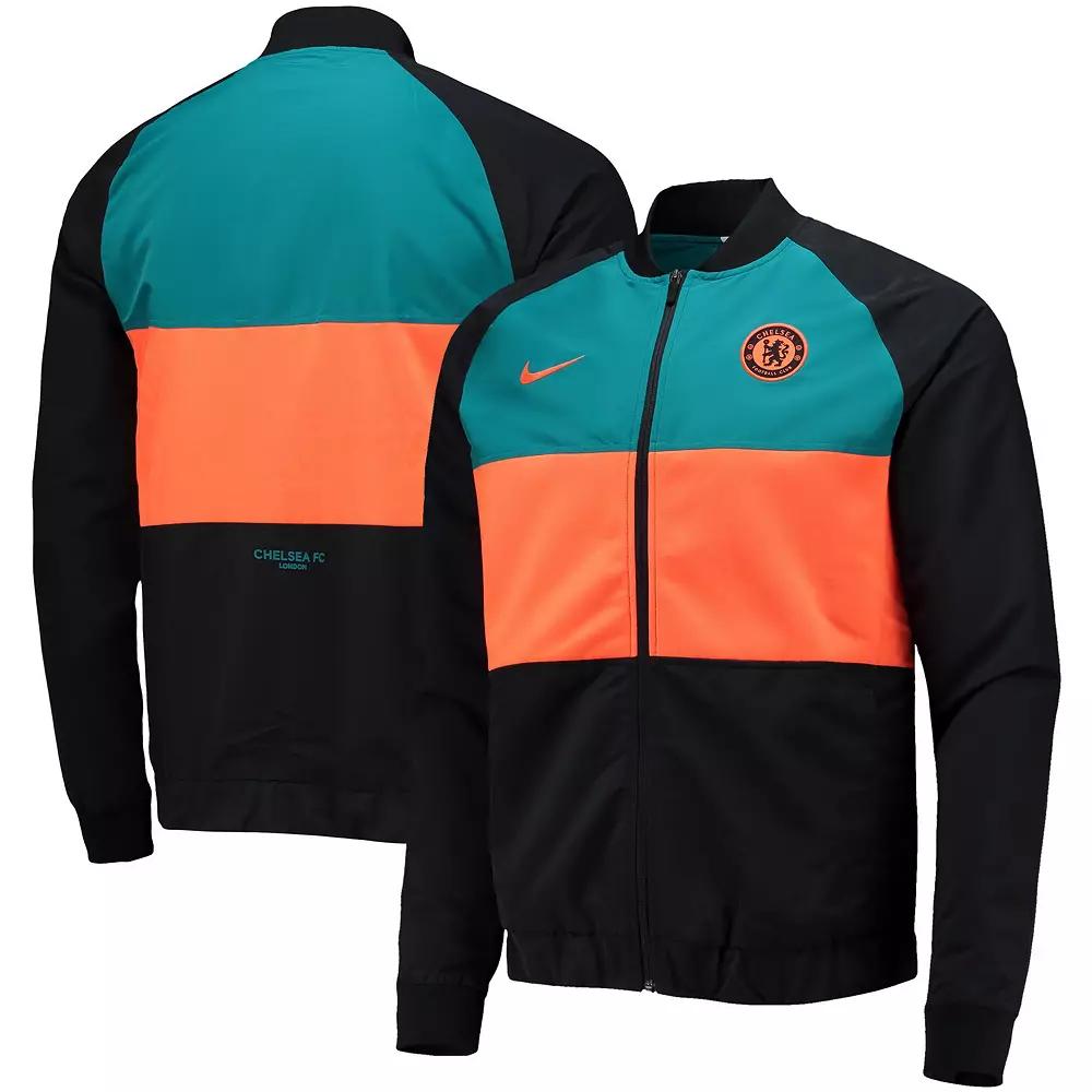 Men's Nike Blue Chelsea I96 Woven Anthem Raglan Full-Zip Jacket, Size: Small, Chl Blue Product Image