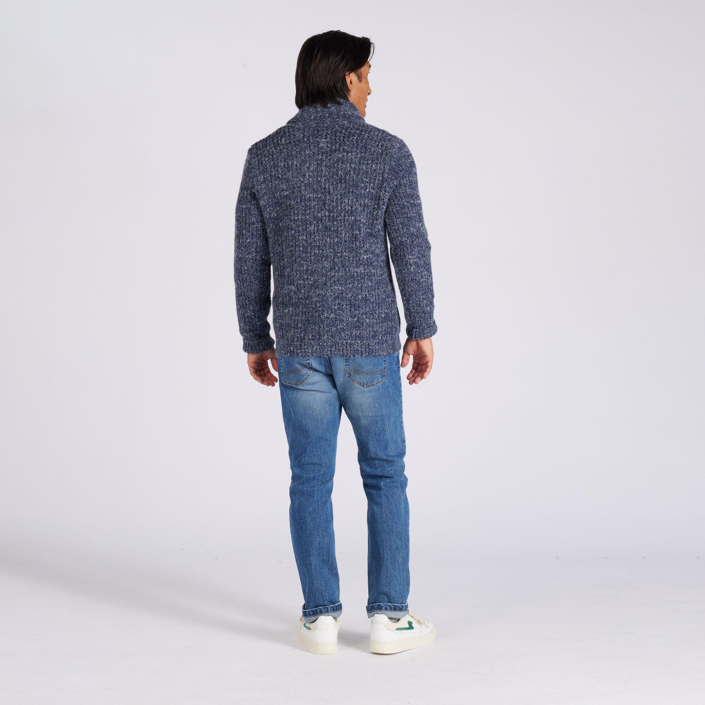 Alfred's Shawl Cardigan Sweater - Insignia Blue Product Image