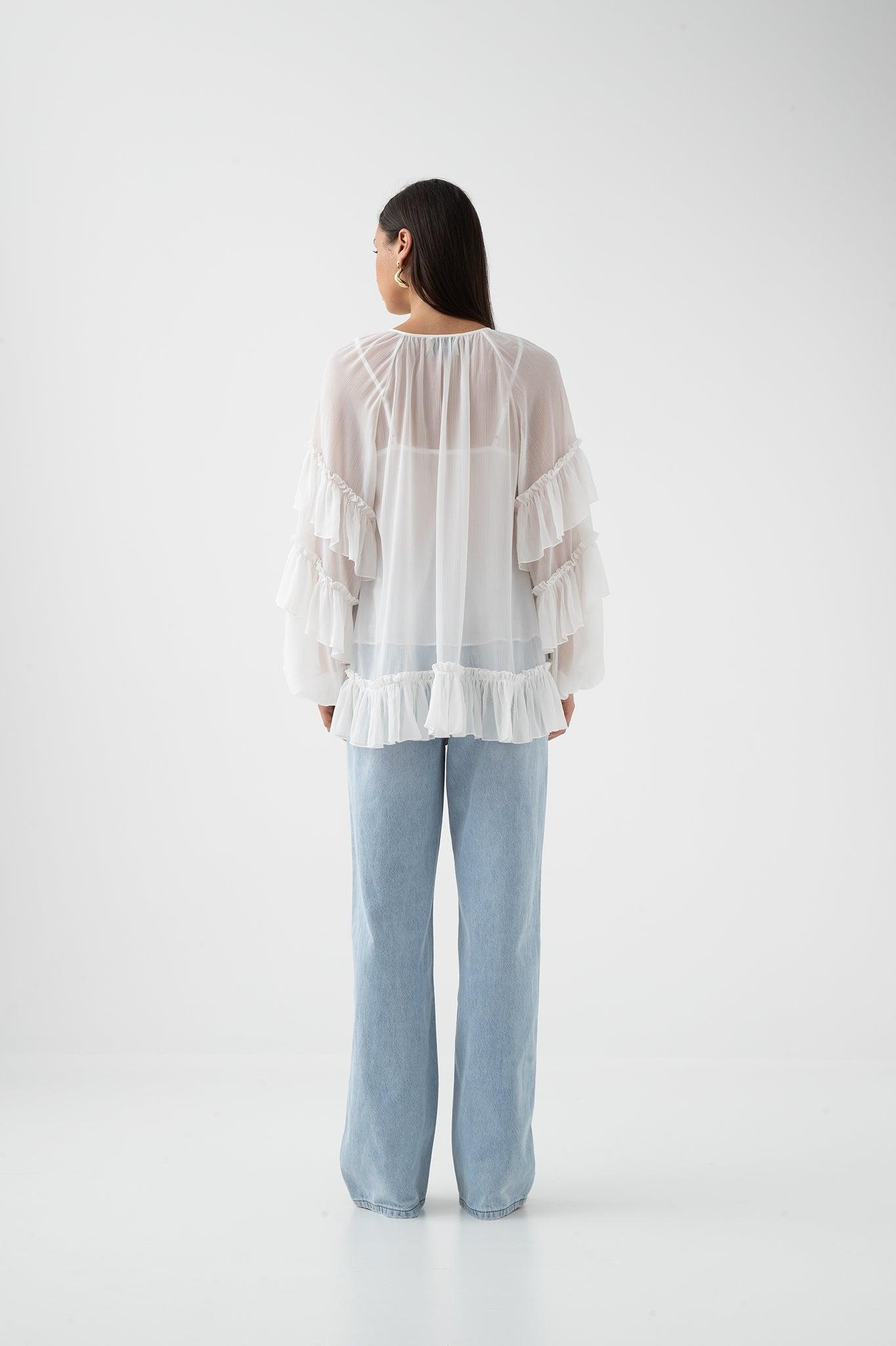Mina Blouse-IVORY / 6 Product Image