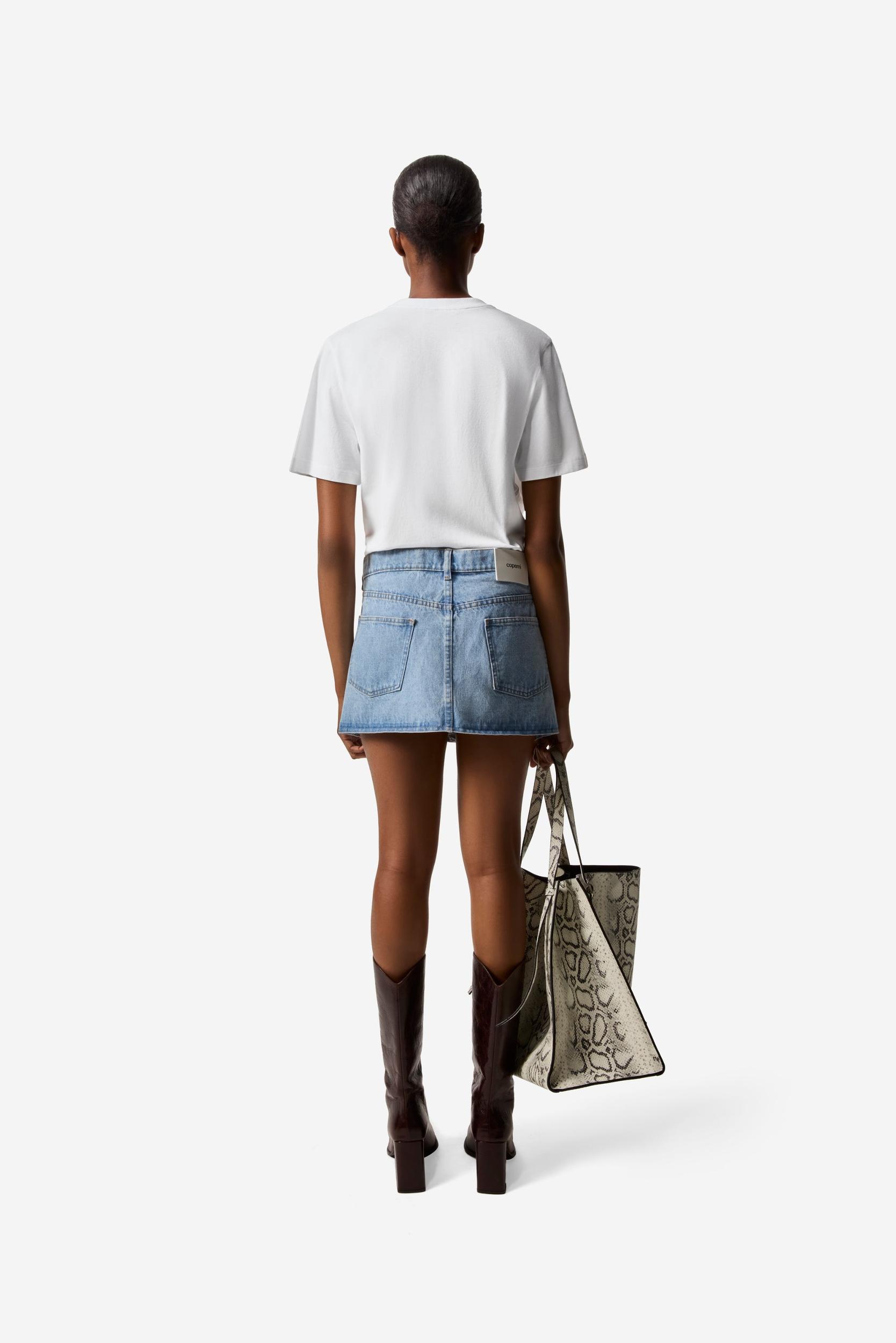 Denim Mini Skirt Product Image