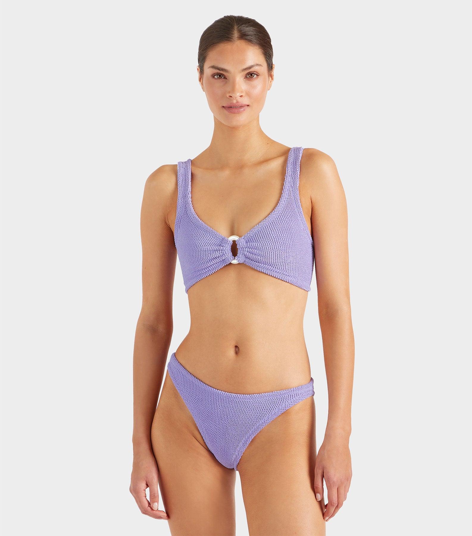 Misty Bikini With Pearly Hoop - Lilac Product Image