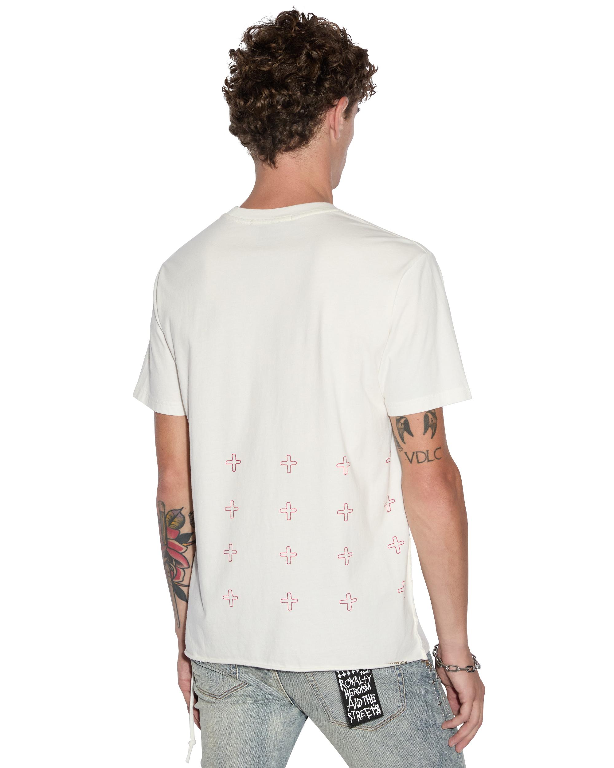 SINNERS KASH SS TEE VINTAGE WHITE Male Product Image