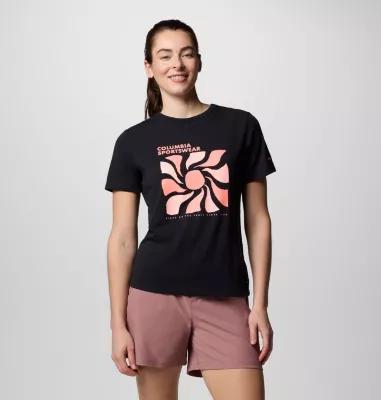 Columbia Women's Sun Trek Graphic Short Sleeve Shirt III- Product Image