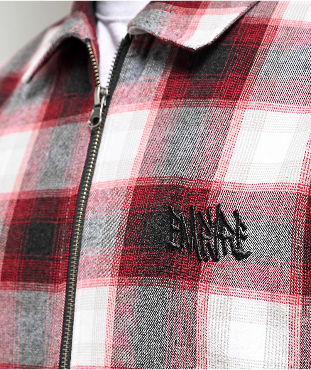 Empyre Fader Red & White Flannel Jacket Product Image
