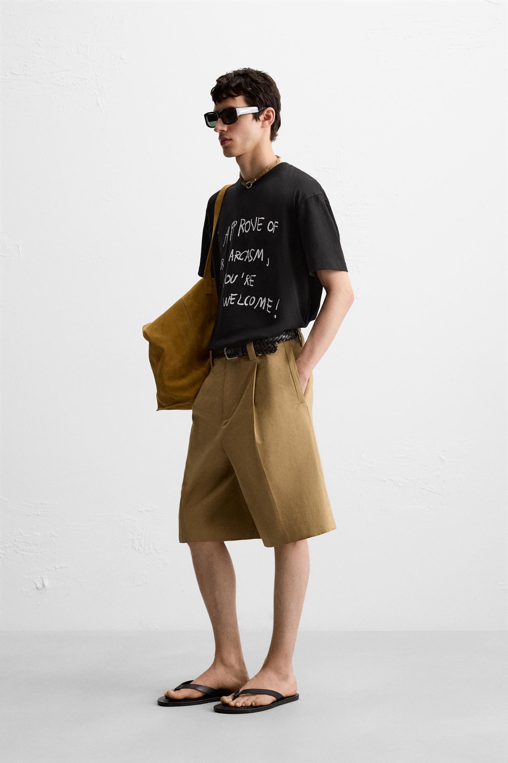 TEXT PRINT T-SHIRT Product Image