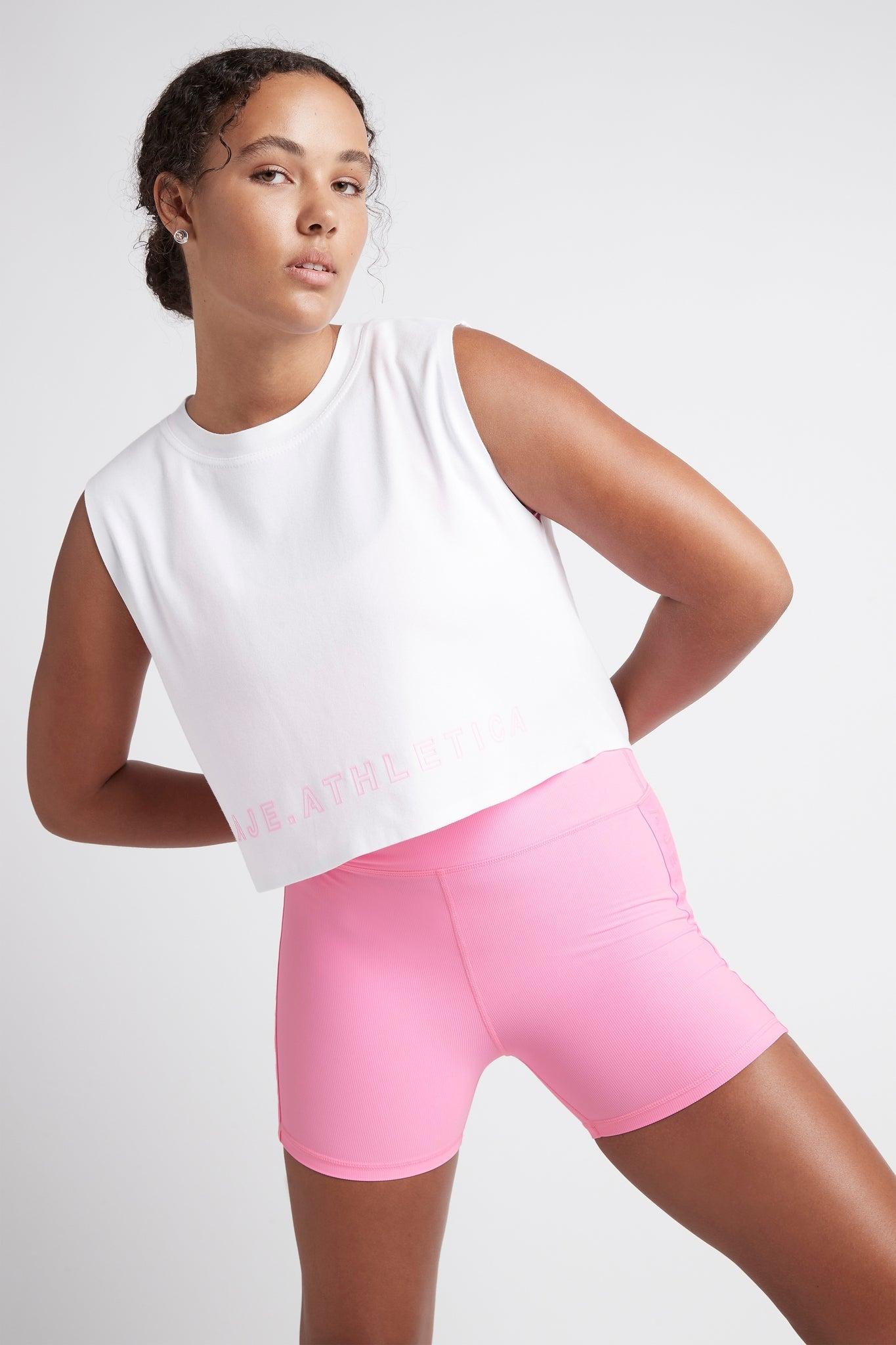 Cropped Split Back Tank 112 Product Image