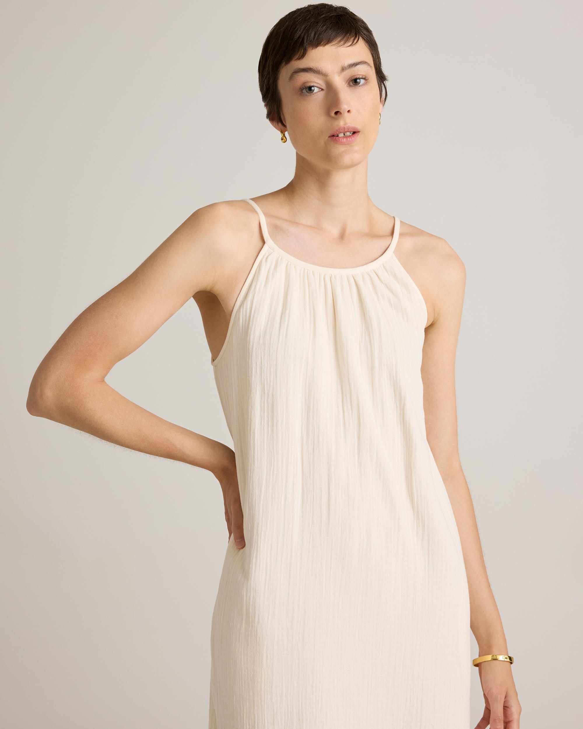 Quince | Women's Gauze Sleeveless Maxi Dress Size XL, Organic Cotton Product Image