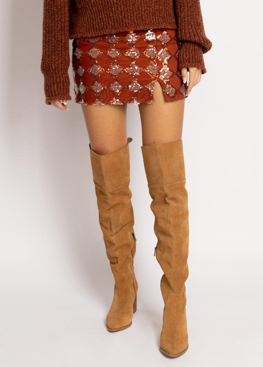 Jaycie Skirt in Rust Female Product Image