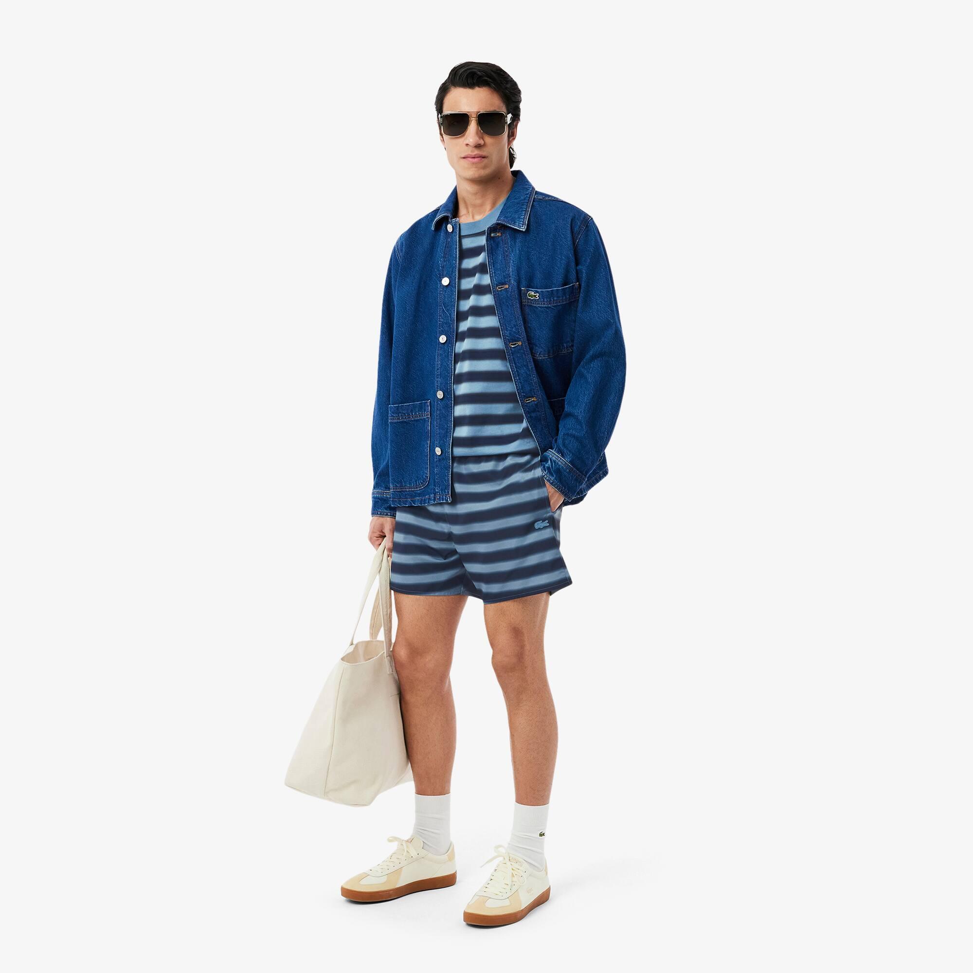 Striped Swim Trunks Product Image