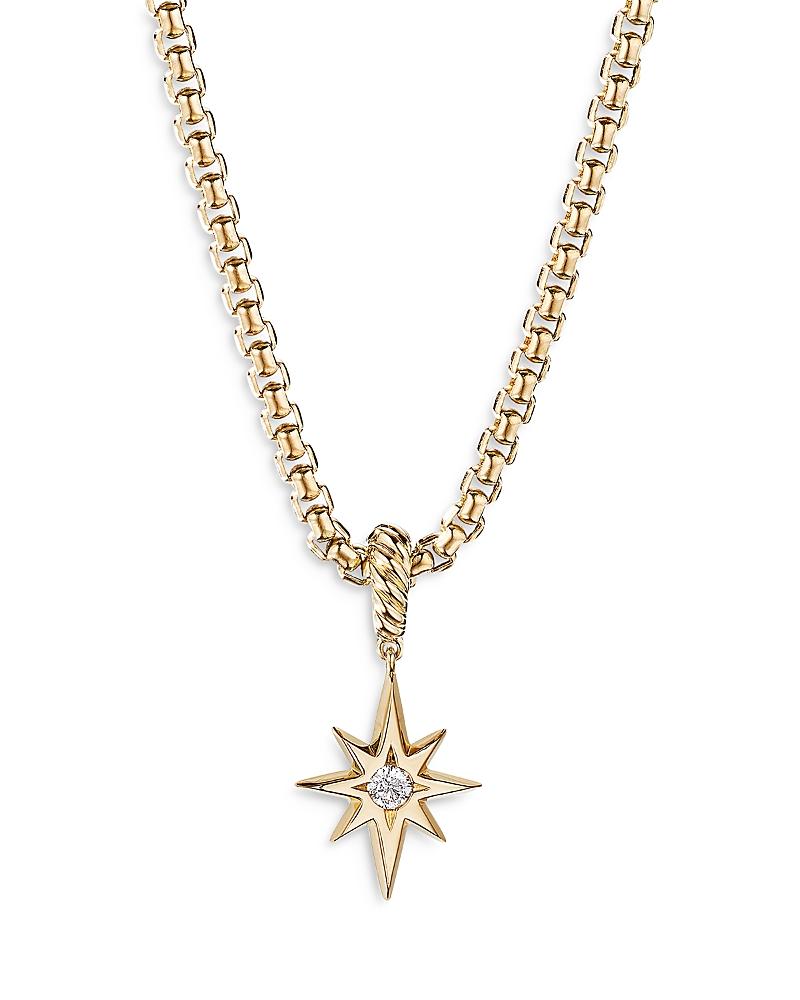 David Yurman Cable Collectibles North Star Birthstone Charm in 18K Yellow Gold Product Image