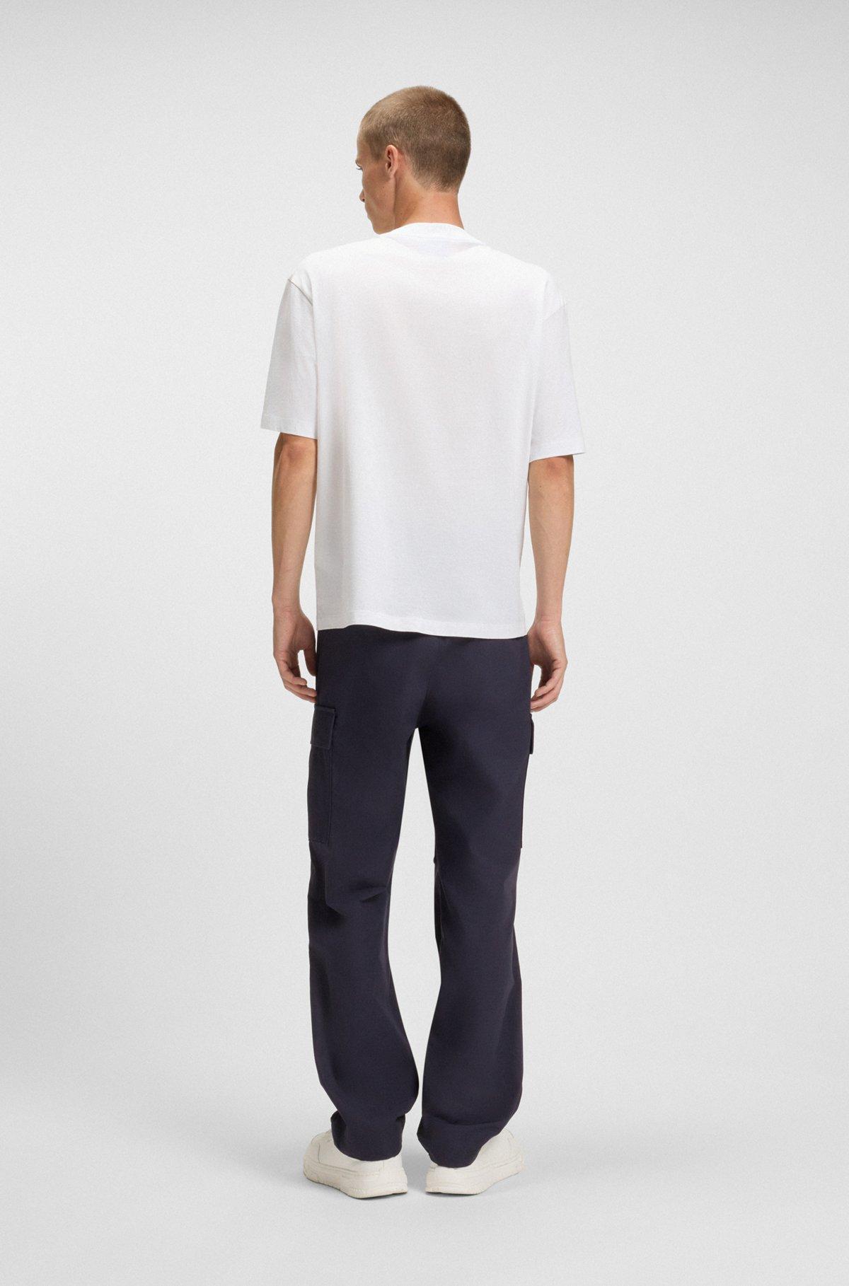Relaxed-fit trousers in ripstop fabric Product Image
