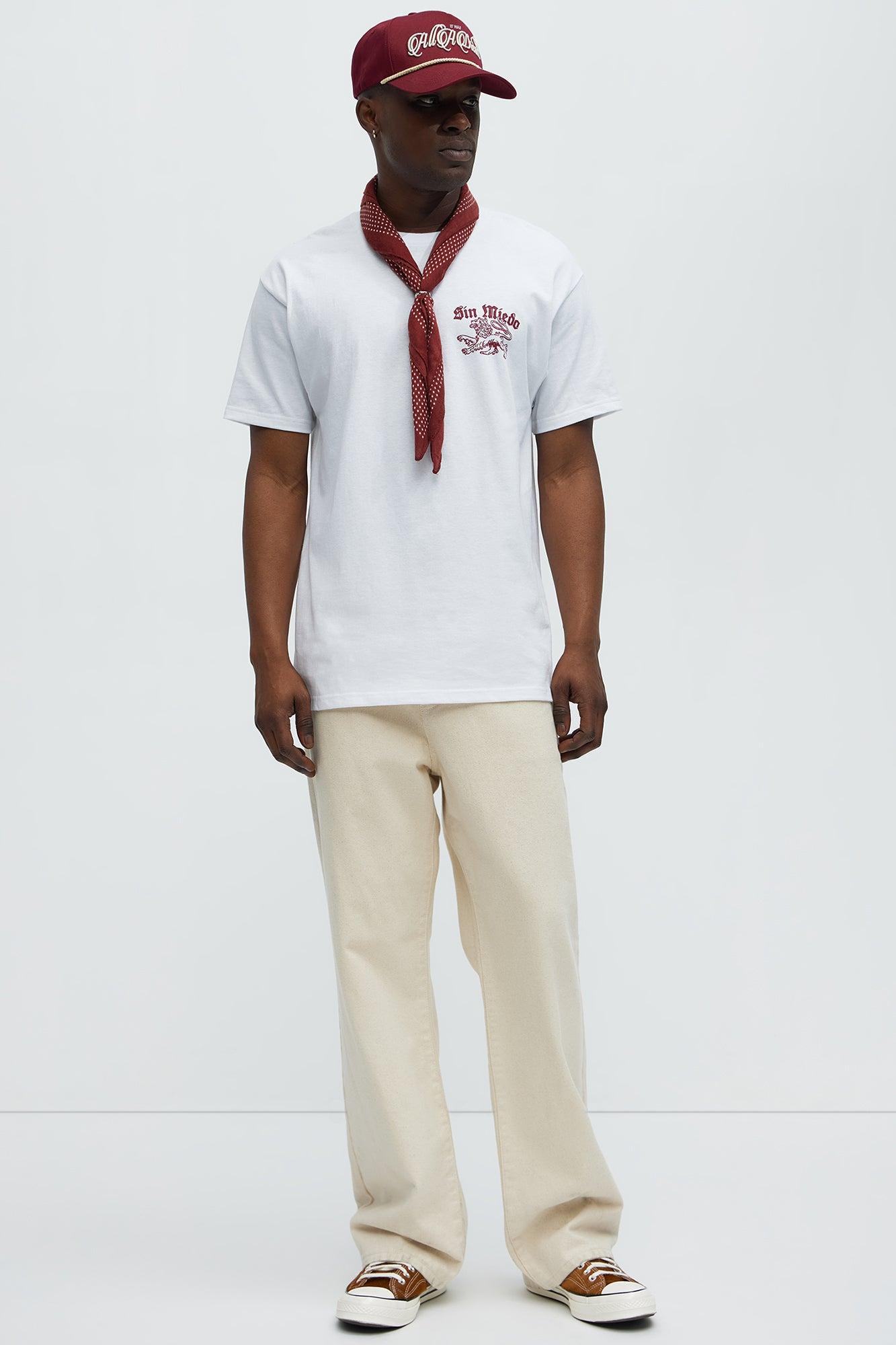 Sin Miedo Short Sleeve Tee - White Product Image