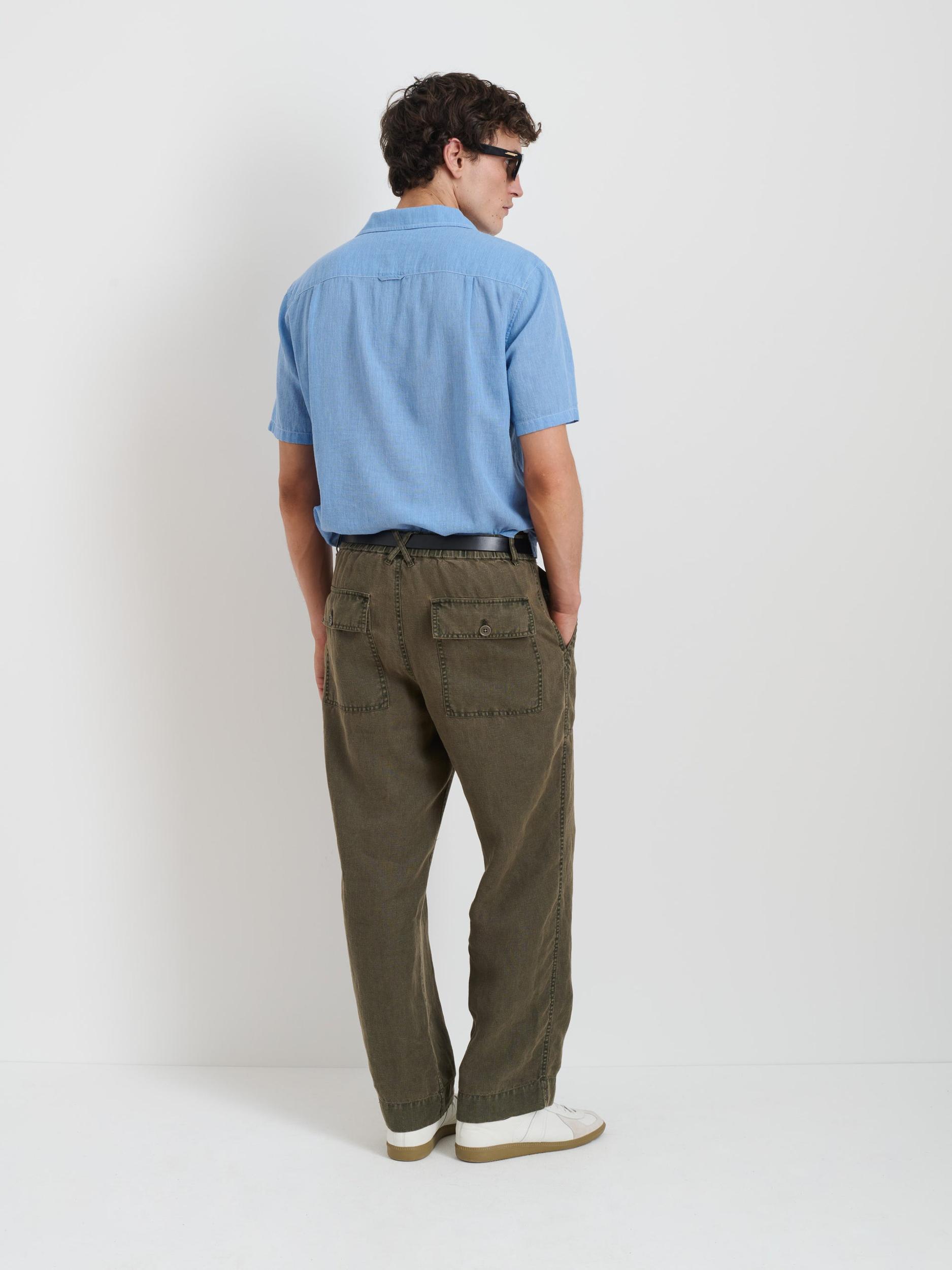 Garment Dyed Pull On Field Pant In Linen Product Image