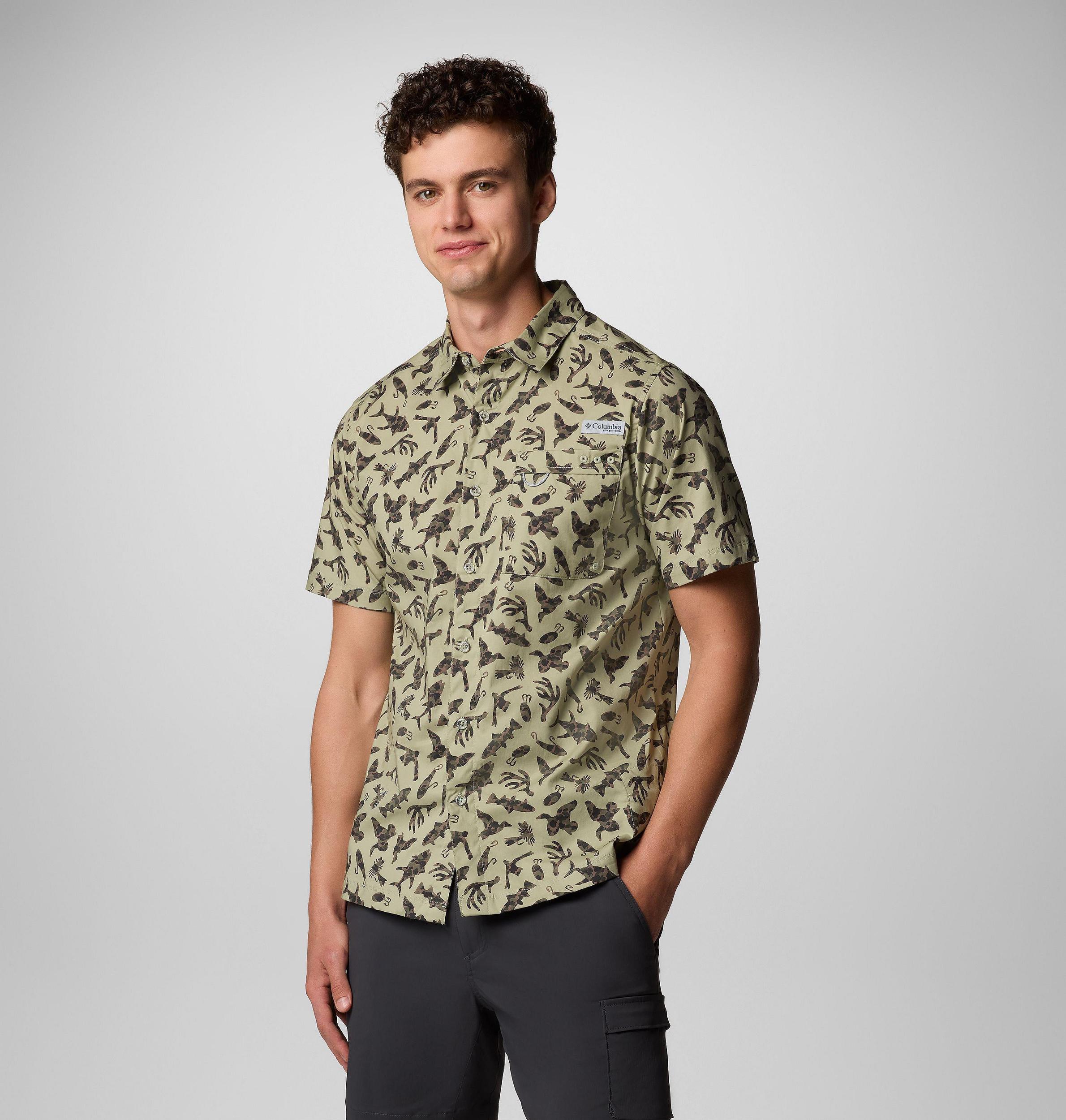 Columbia Men's PFG Wild Cast Camp Shirt- Product Image