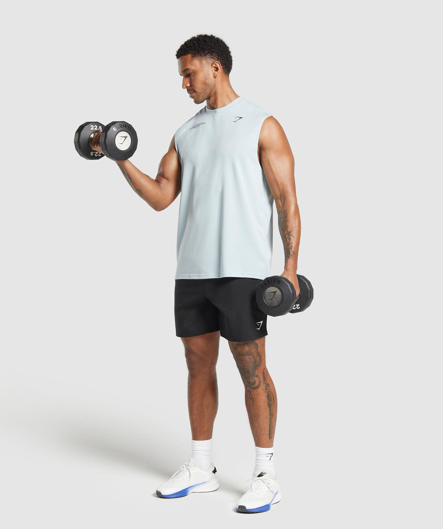 Gymshark Conditioning Club Tank - Cool Blue Male Product Image