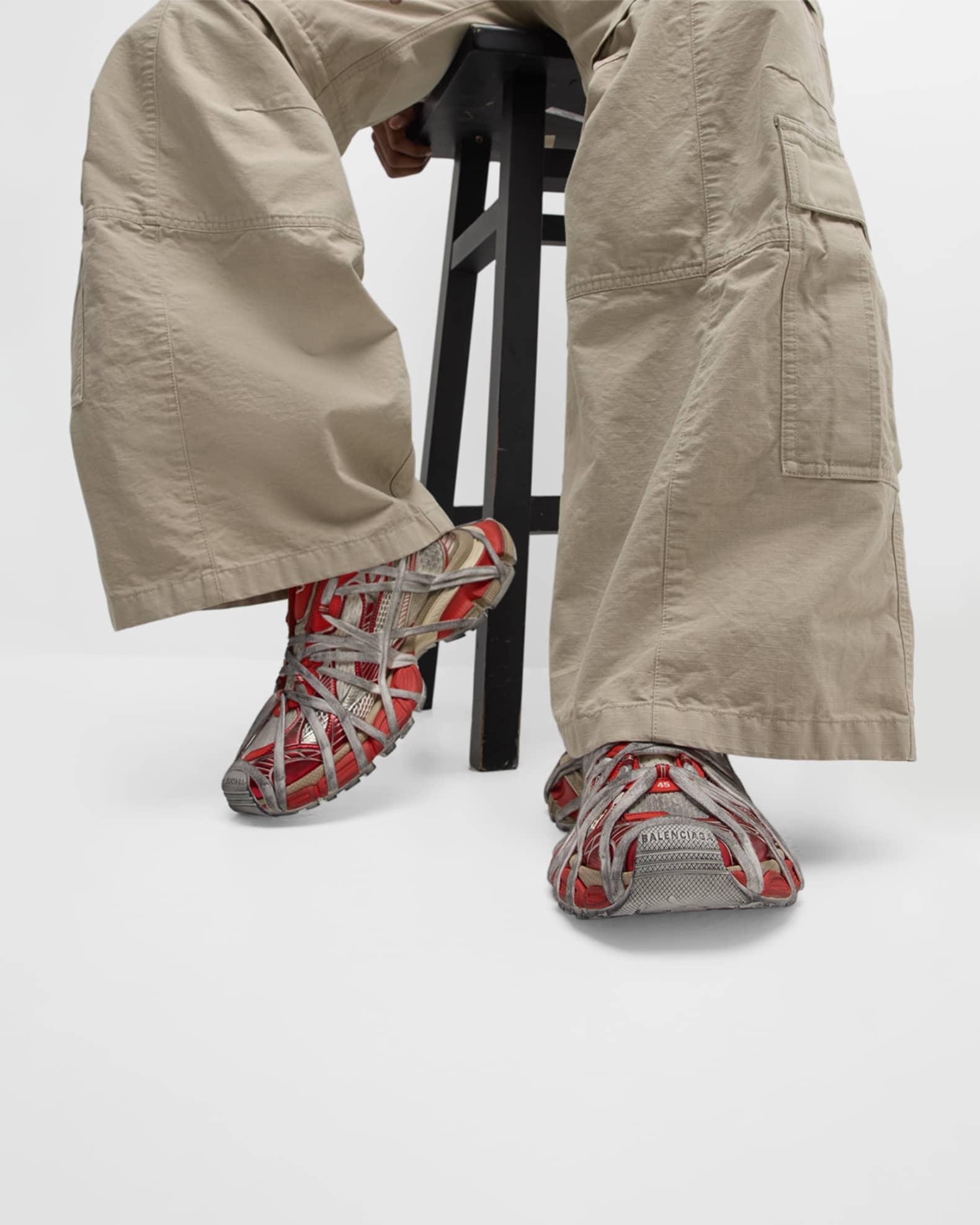 Men's 3XL Extreme Lace Mesh Slip-On Sneakers Product Image