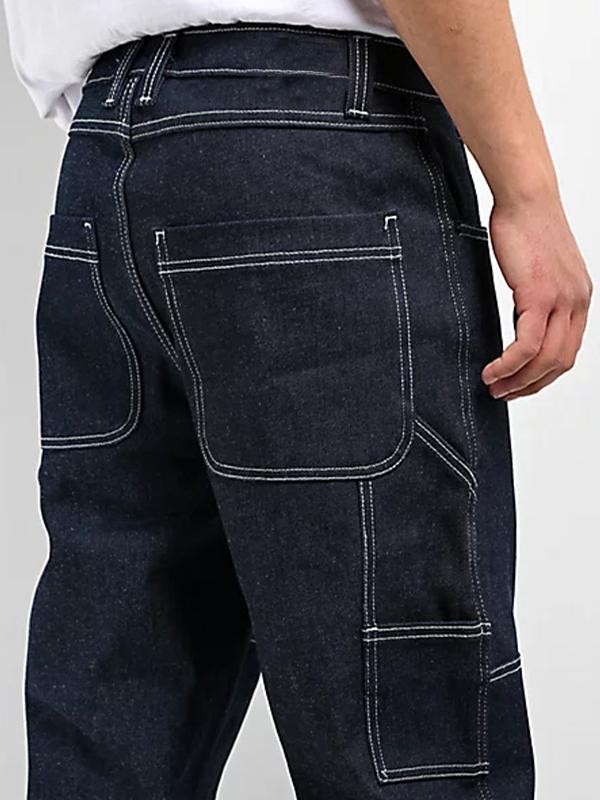 Men's Street Loose Jeans Product Image