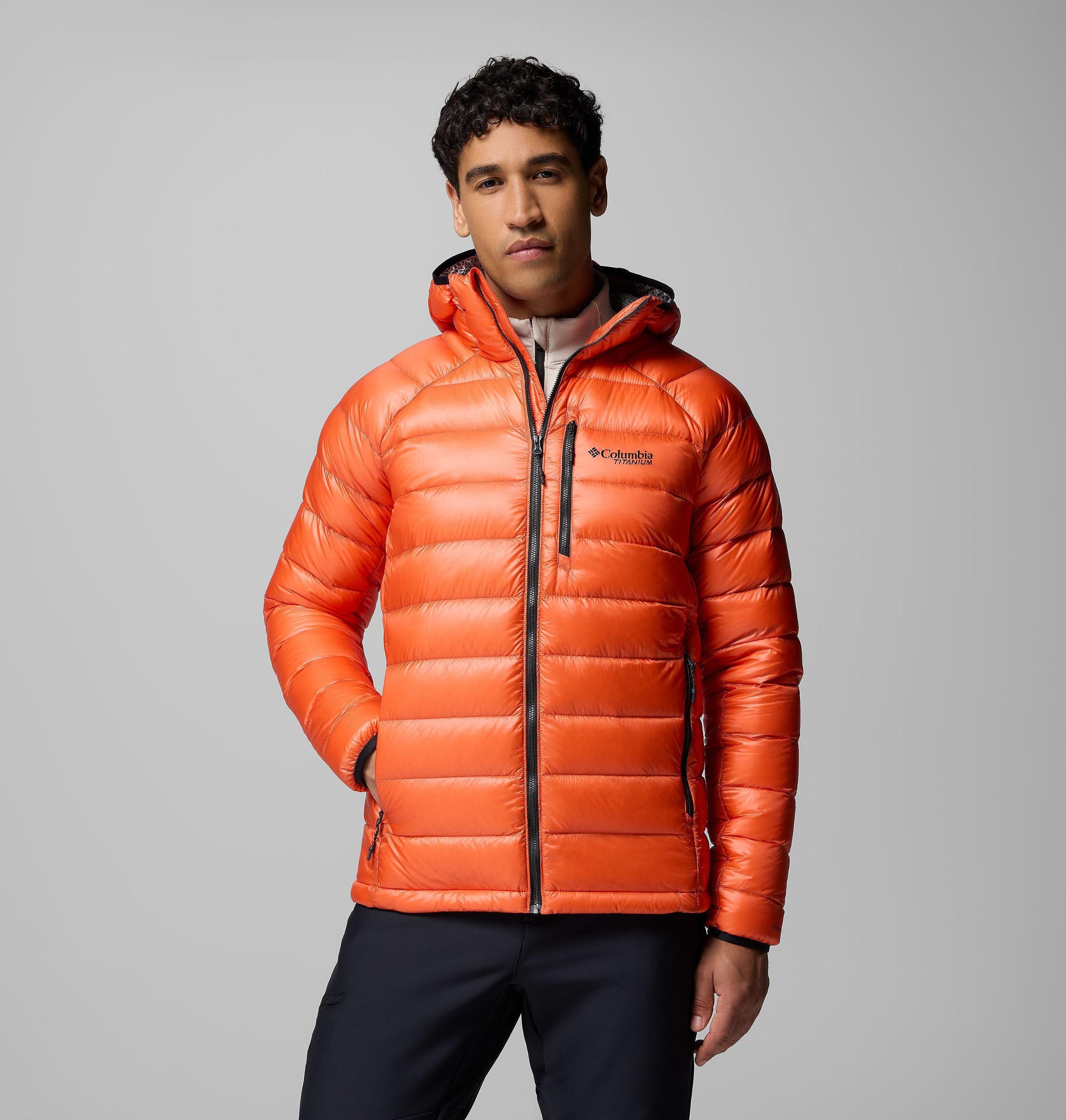 Columbia Mens Arctic Crest Down Hooded Jacket- Product Image